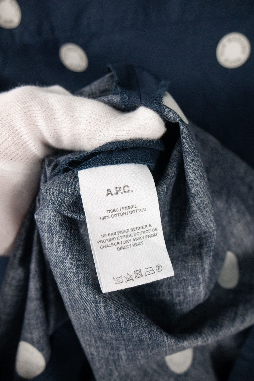 A.P.C. × Japanese Brand A.P.C pattern shirt Size US S / EU 44-46 / 1 - 10 Thumbnail