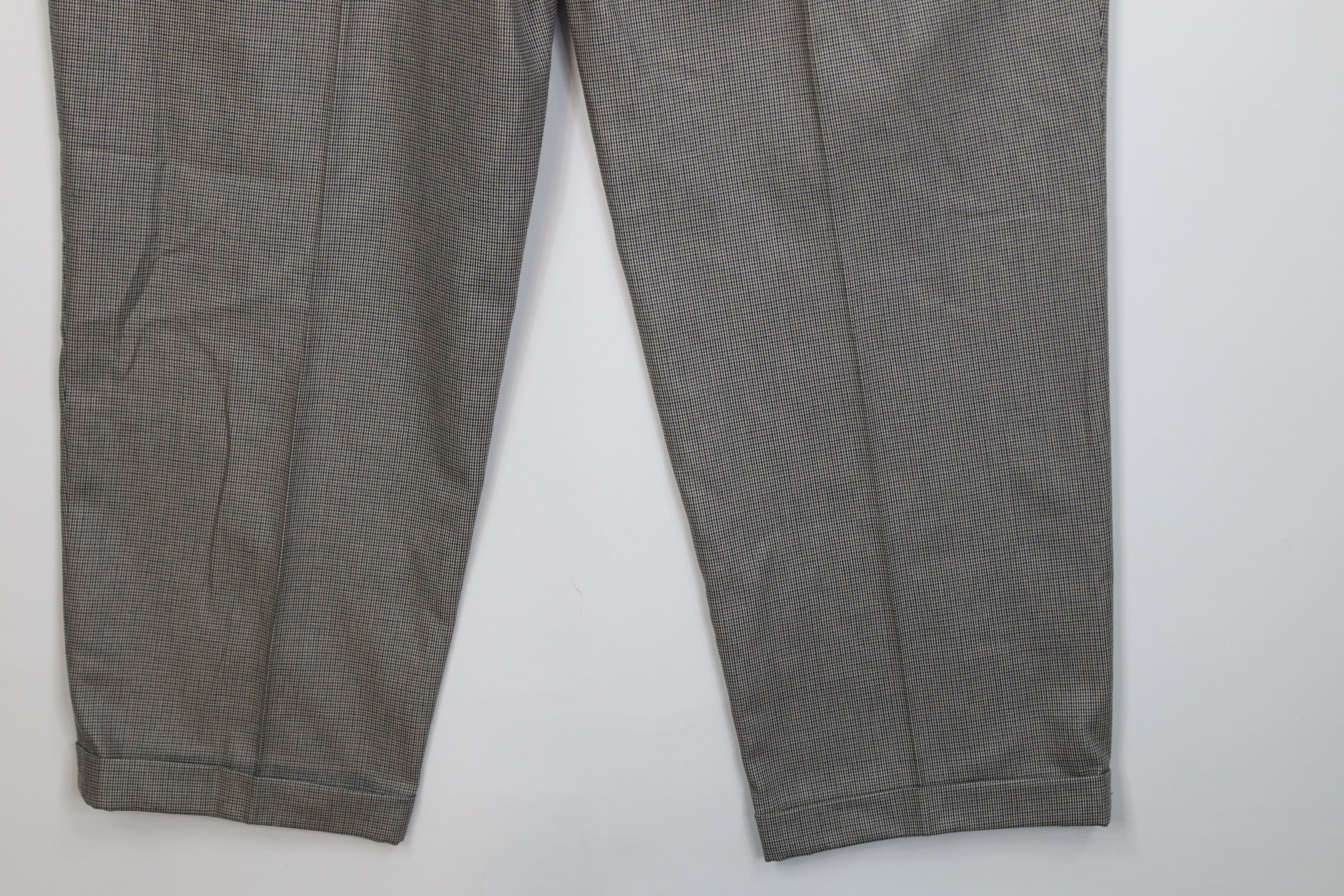 Eddie Bauer Vintage 90s Eddie Bauer Wide Leg Chino Pants Houndstooth USA Size US 36 / EU 52 - 14 Thumbnail