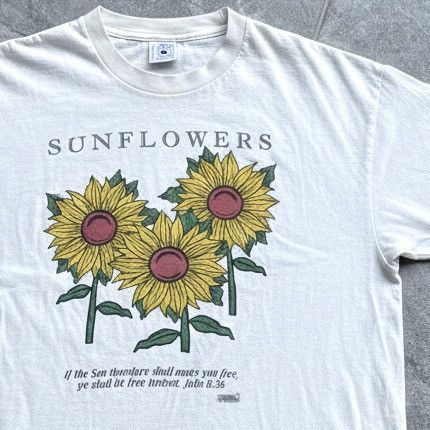Other Vintage 1990s SONFLOWERS Christian Tee Size US L / EU 52-54 / 3 - 2 Thumbnail