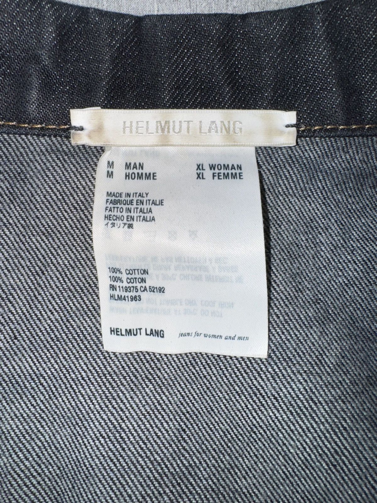 Helmut Lang Helmut Lang Denim Jacket Size US M / EU 48-50 / 2 - 3 Thumbnail