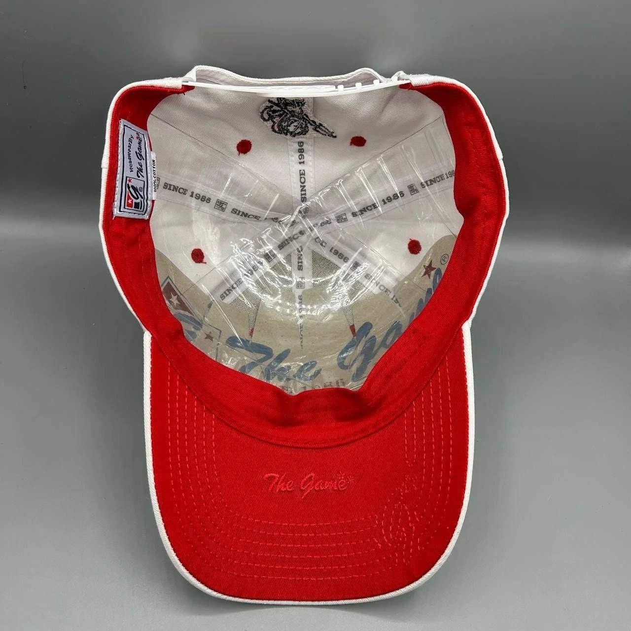 The Game Vintage Dickinson College Red Devils Hat Snap Back Cotton Size ONE SIZE - 2 Thumbnail