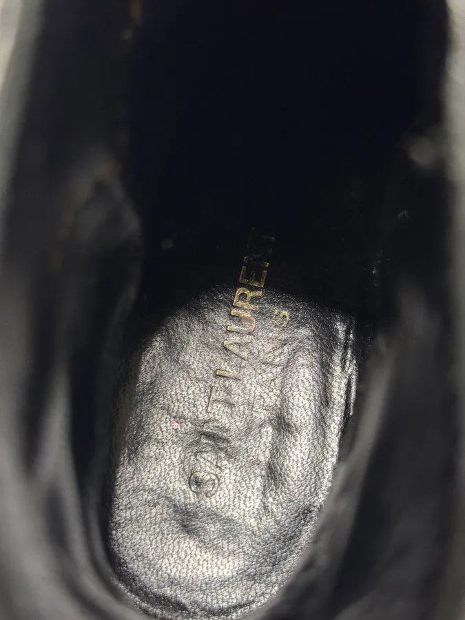 Saint Laurent Paris Saint Laurent Cowboy Ankle Leather Black Boots Size US 6 / IT 36 - 9 Thumbnail