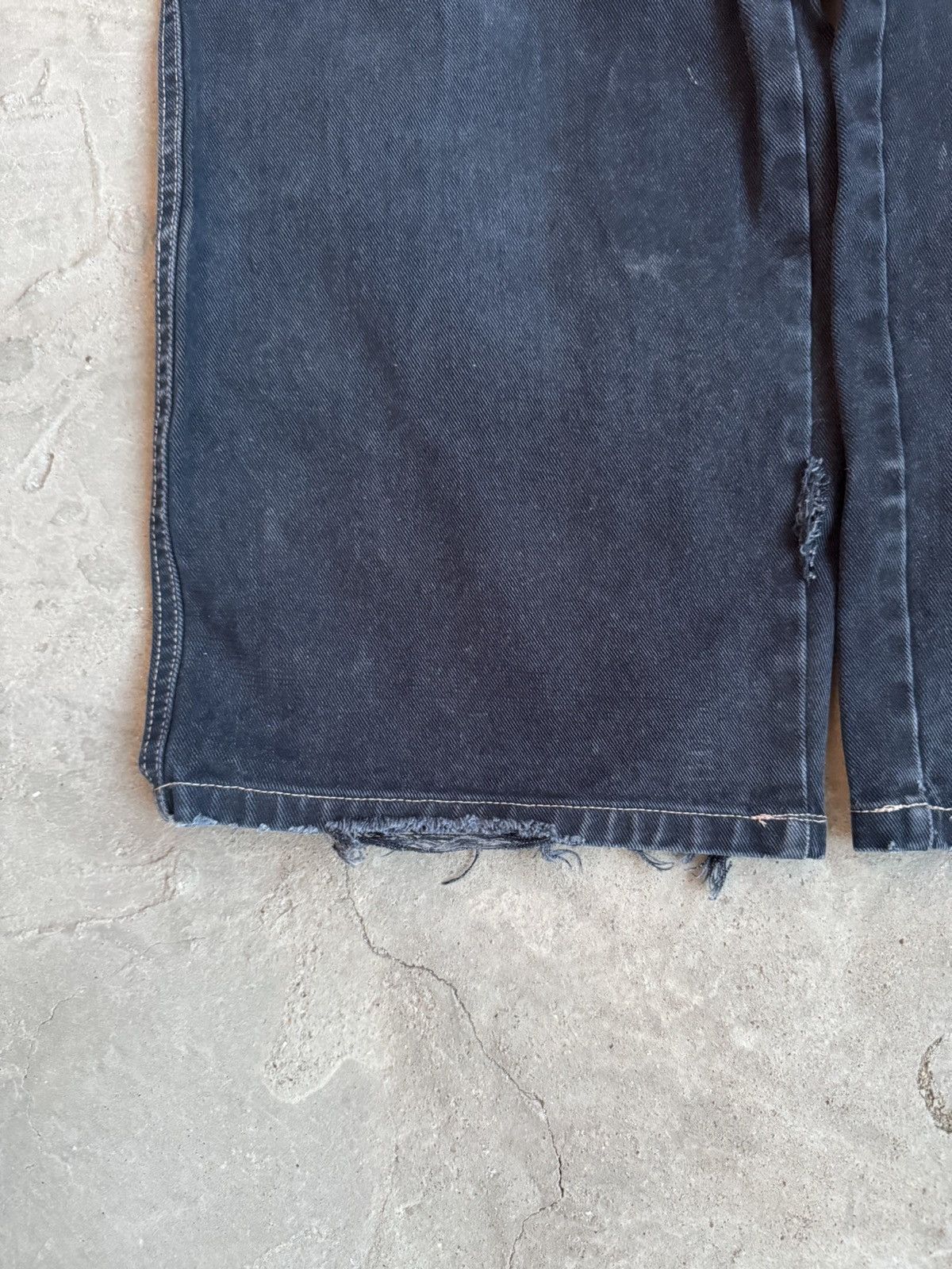 Japanese Brand × Vintage Vintage Big Pockets Distressed Baggy Y2K Denim Pants Size US 31 - 6 Thumbnail