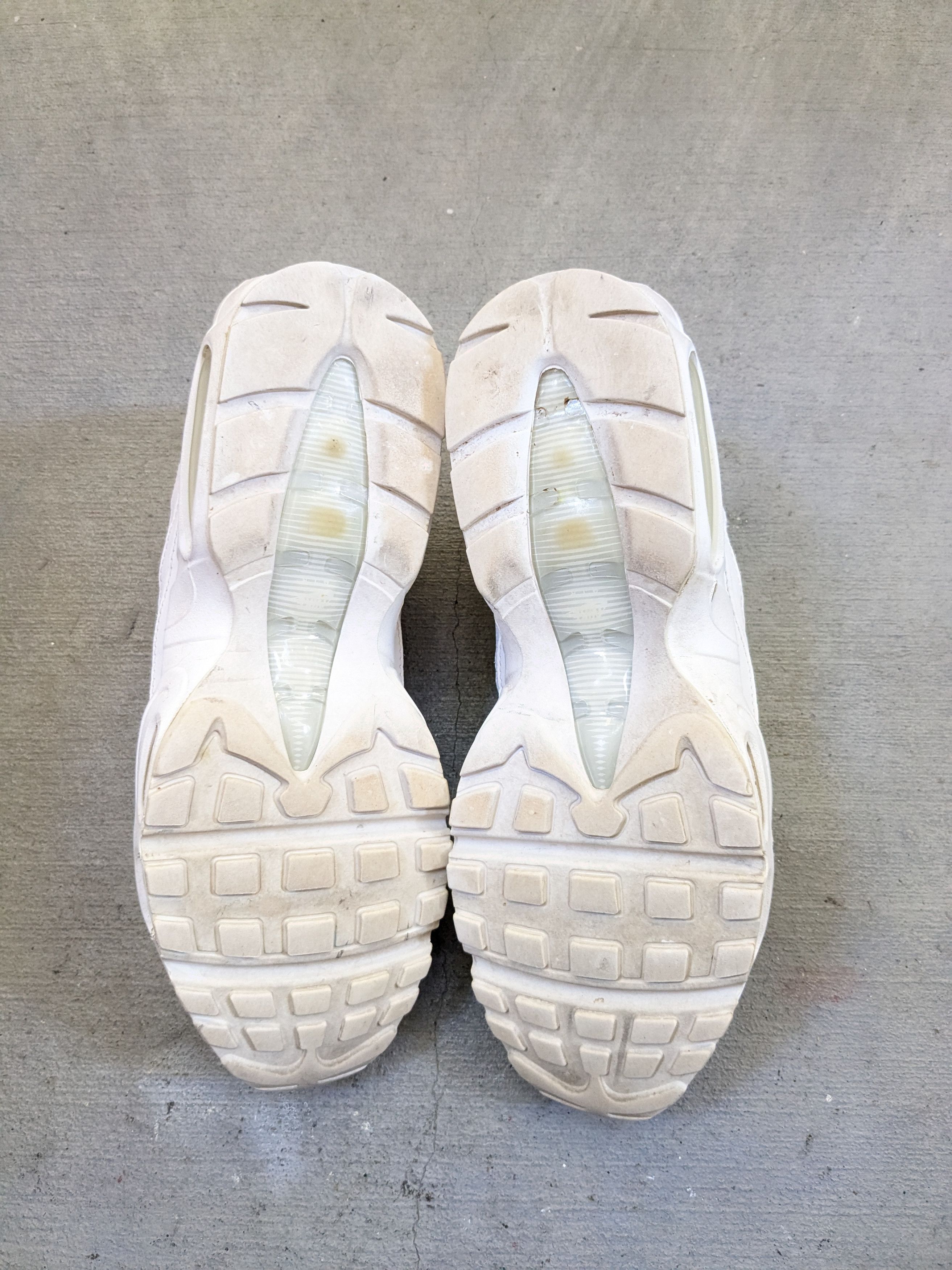 Nike Nike Air Max 95 Essential Triple White Size 11.5 CT1268-100 Size US 11.5 / EU 44-45 - 13 Thumbnail