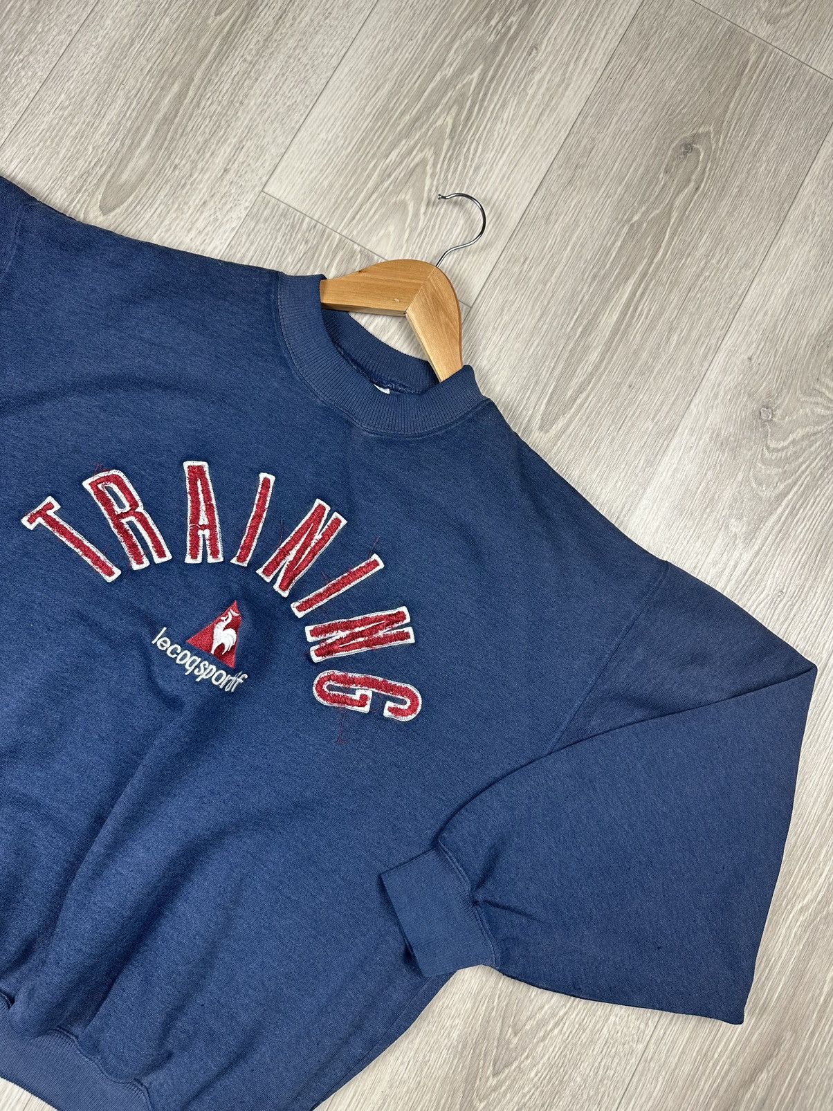 Le Coq Sportif × Vintage Vintage Le Coq Sportif Sweatshirts Big Logo Size US L / EU 52-54 / 3 - 2 Thumbnail