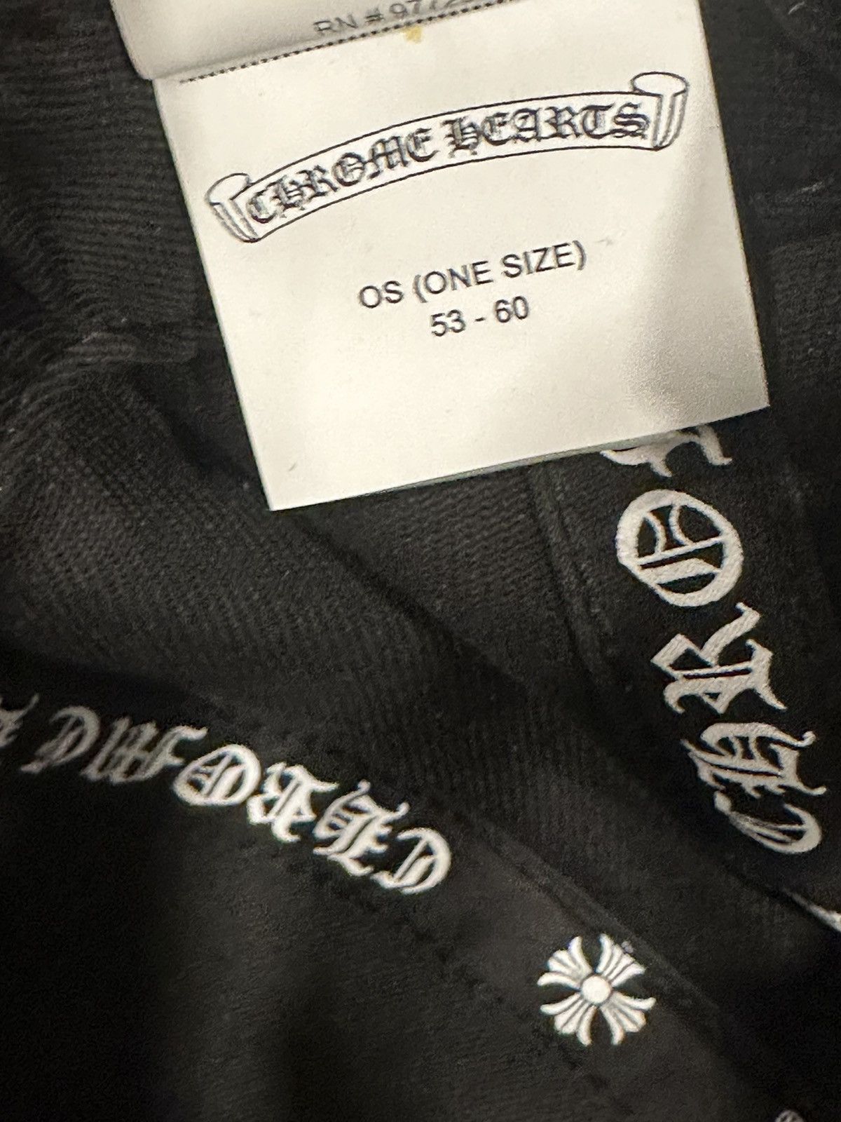 Chrome Hearts Chrome Hearts Denim Horseshoe Baseball Hat Size ONE SIZE - 7 Thumbnail