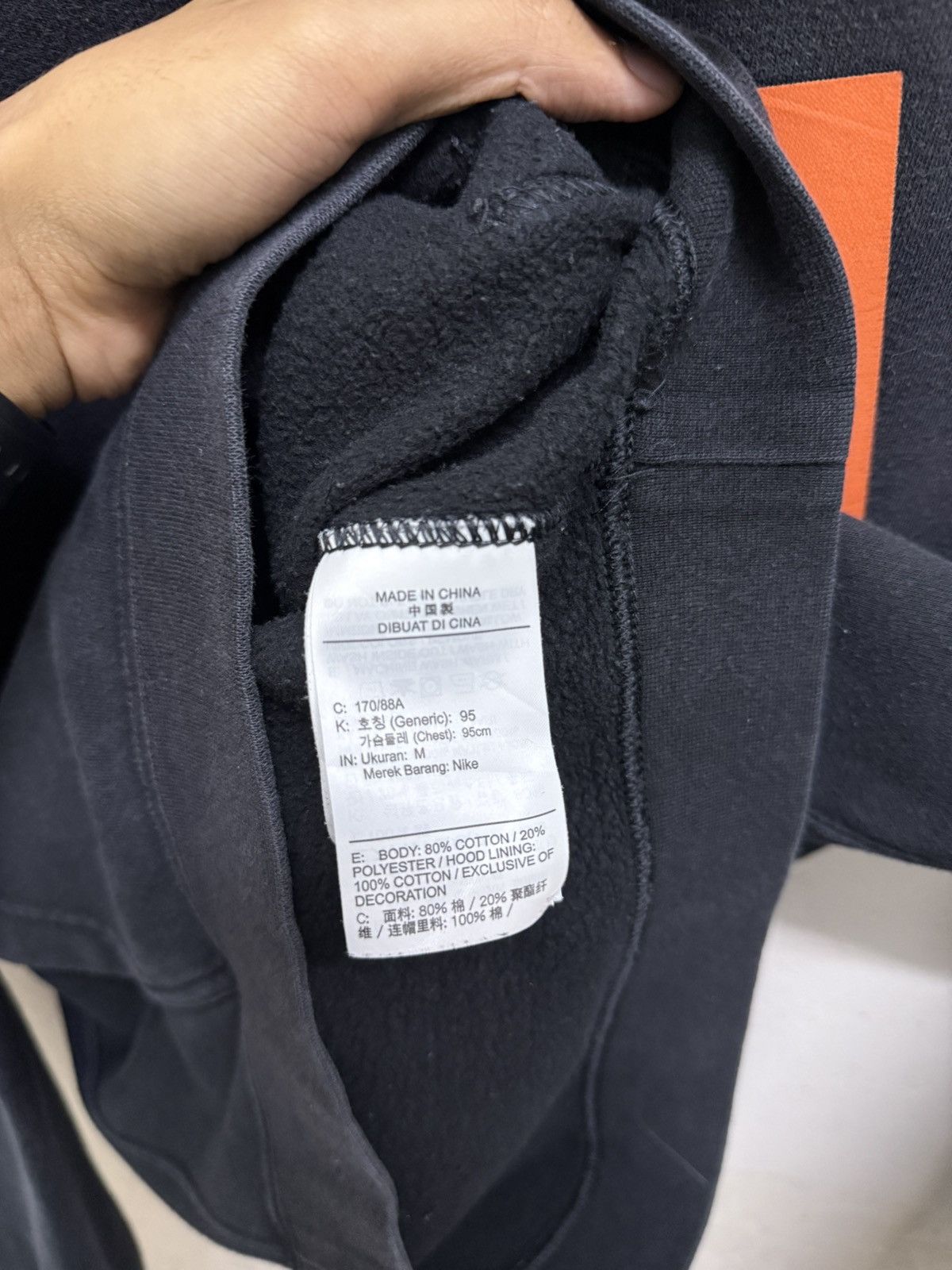 Nike 2000s Nike Box Logo y2k Faded Hoodie Size US M / EU 48-50 / 2 - 5 Thumbnail