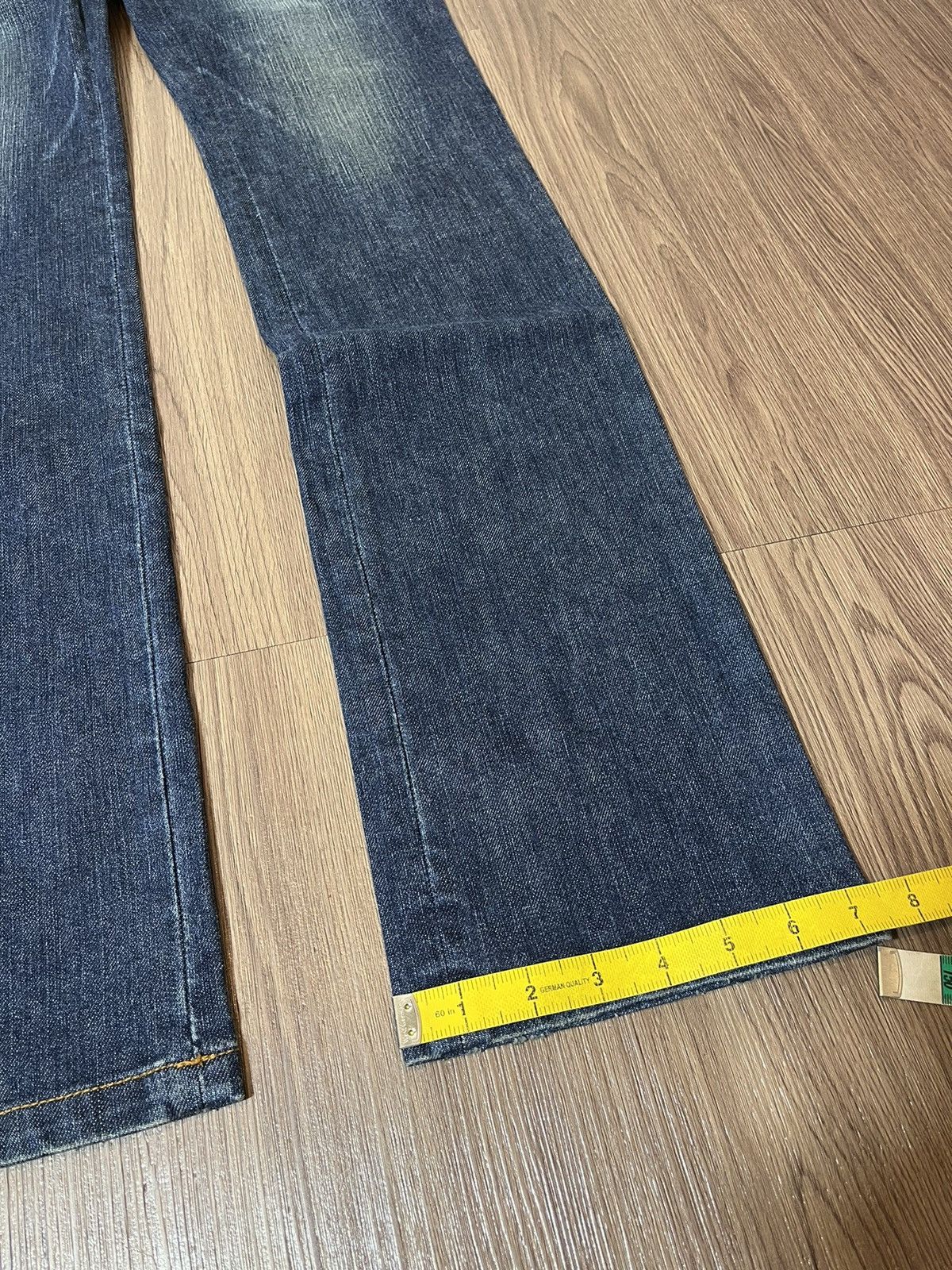 Beauty Beast × Leather × Seditionaries ENC leather strap pocket brocade panelled emboirdery denim Size US 30 / EU 46 - 18 Thumbnail