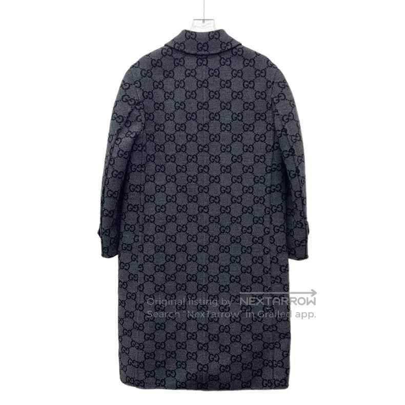 Gucci Gucci Black logo jacquard full print wool lapel single-bre Size XS / US 0-2 / IT 36-38 - 2 Thumbnail