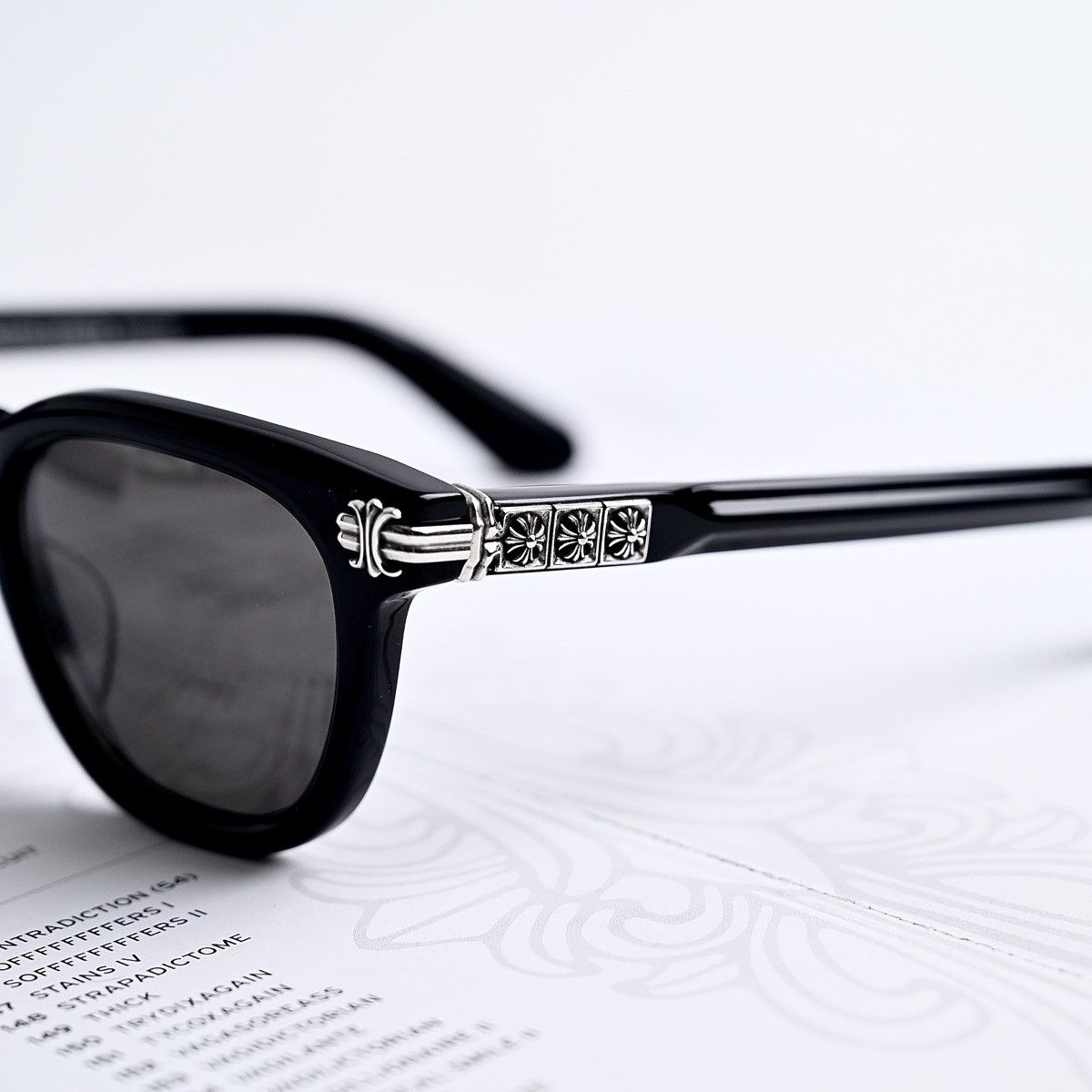 Chrome Hearts CHROME HEARTS SMOKE SHOW SUNGLASSES Size ONE SIZE - 3 Thumbnail
