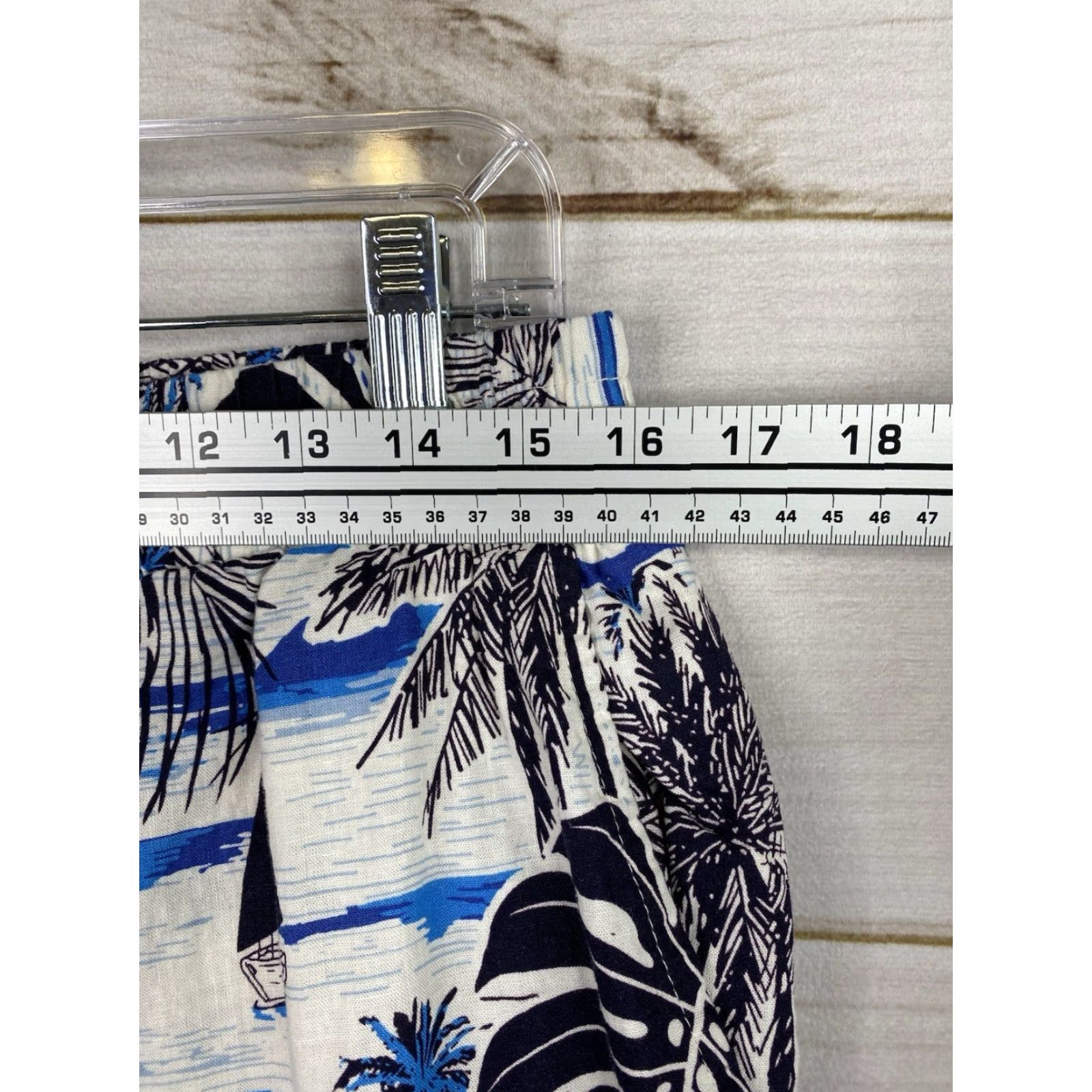 Vintage C&C California Womens Pants XL Linen Wide Leg Hawaiian Tropical Beach Sailboats Size 40" / US 18 - 3 Thumbnail