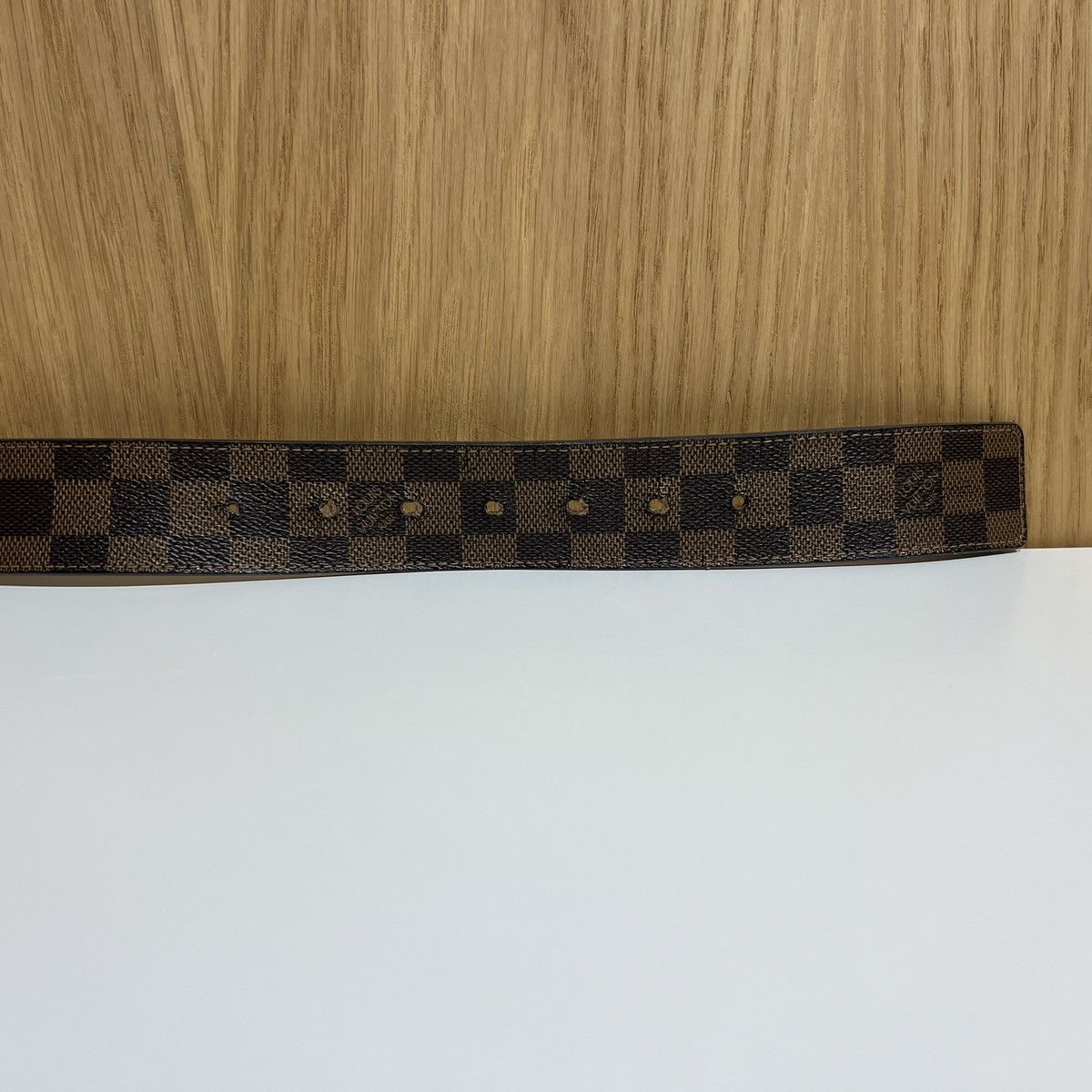Louis Vuitton 🔹Louis Vuitton Trunks & Bags Metal Buckle Leather Belt Size 36 - 5 Thumbnail