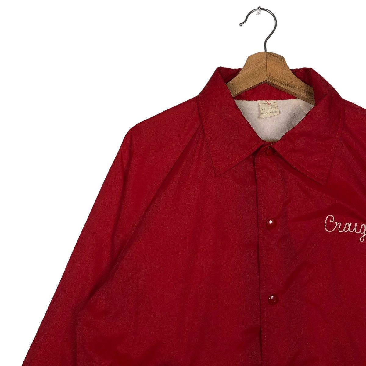 Vintage 🔥80’s Vintage Made in USA Coach Jacket Croug Big Logo Size US M / EU 48-50 / 2 - 6 Thumbnail