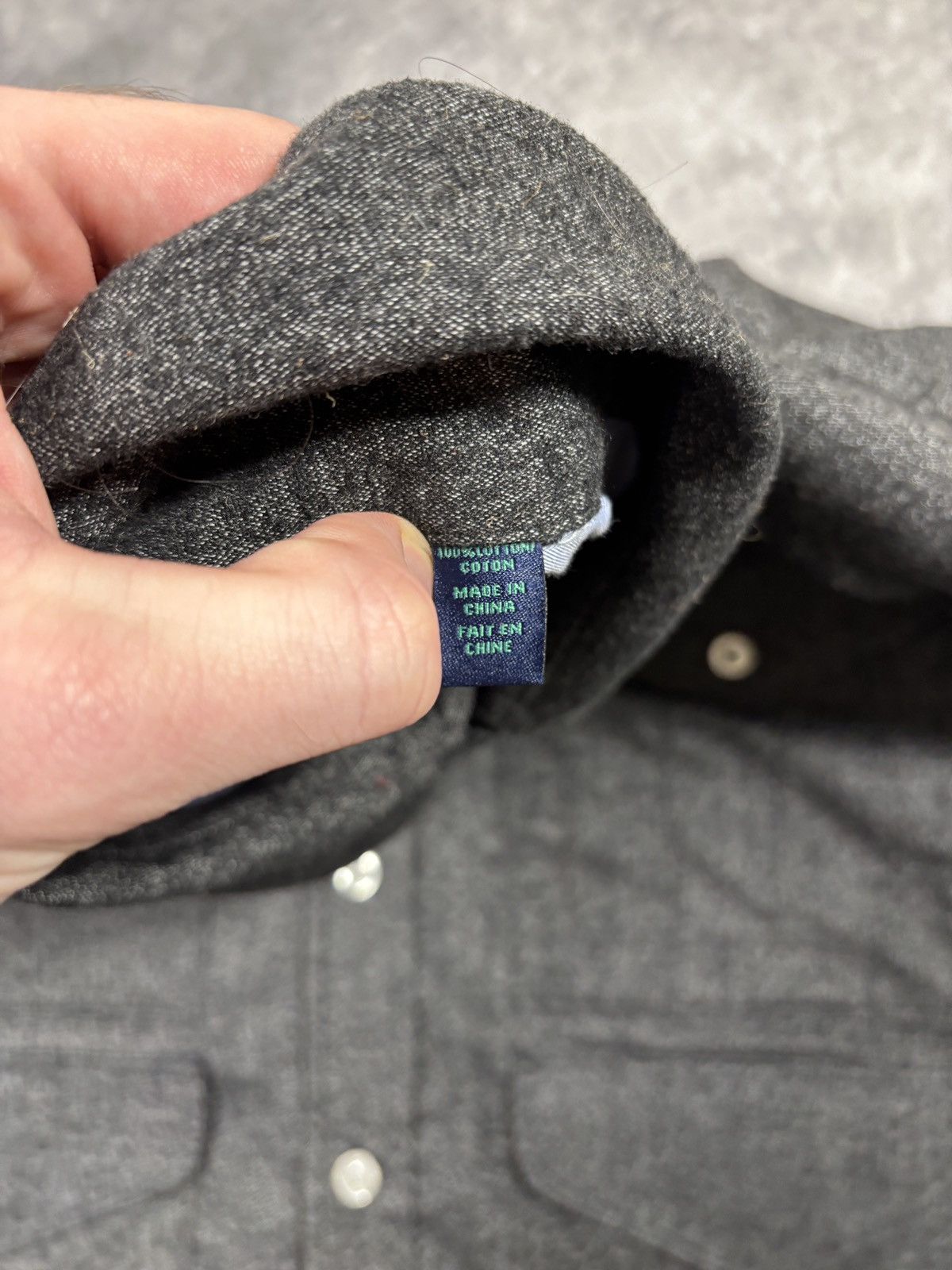 Vintage Cargo Shirt Multi Pocket Button Up Speckled Quilt Lined John Size US M / EU 48-50 / 2 - 10 Thumbnail