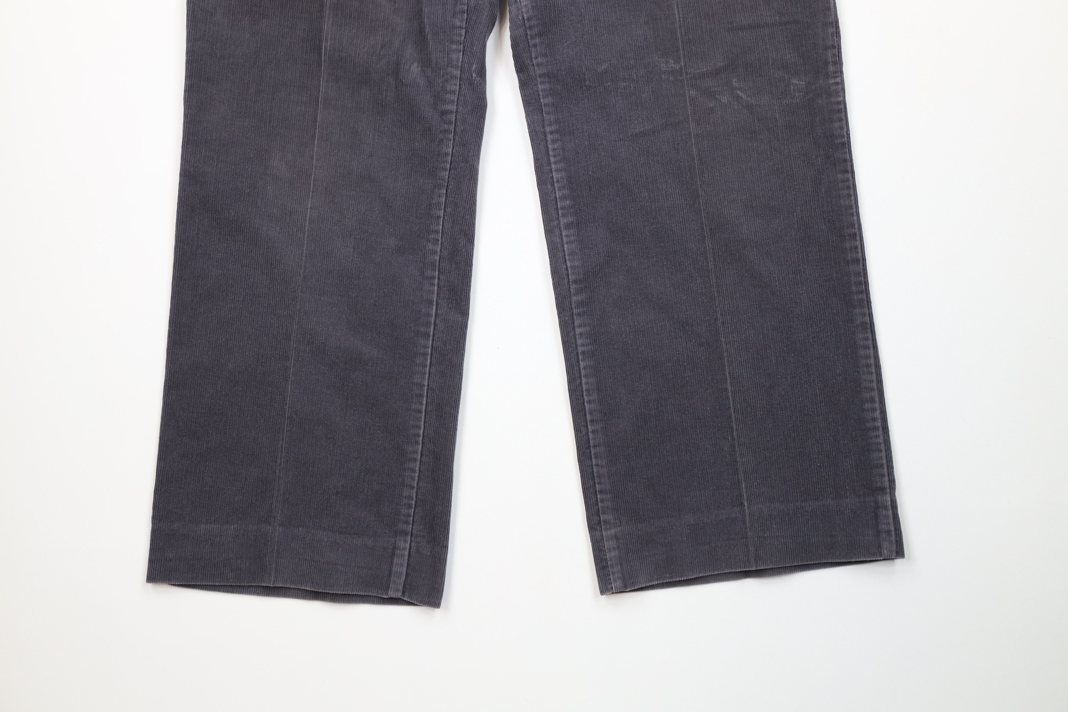 Big Mac Vintage 70s Big Mac Wide Leg Corduroy Chino Pants Steel USA Size US 38 / EU 54 - 4 Thumbnail