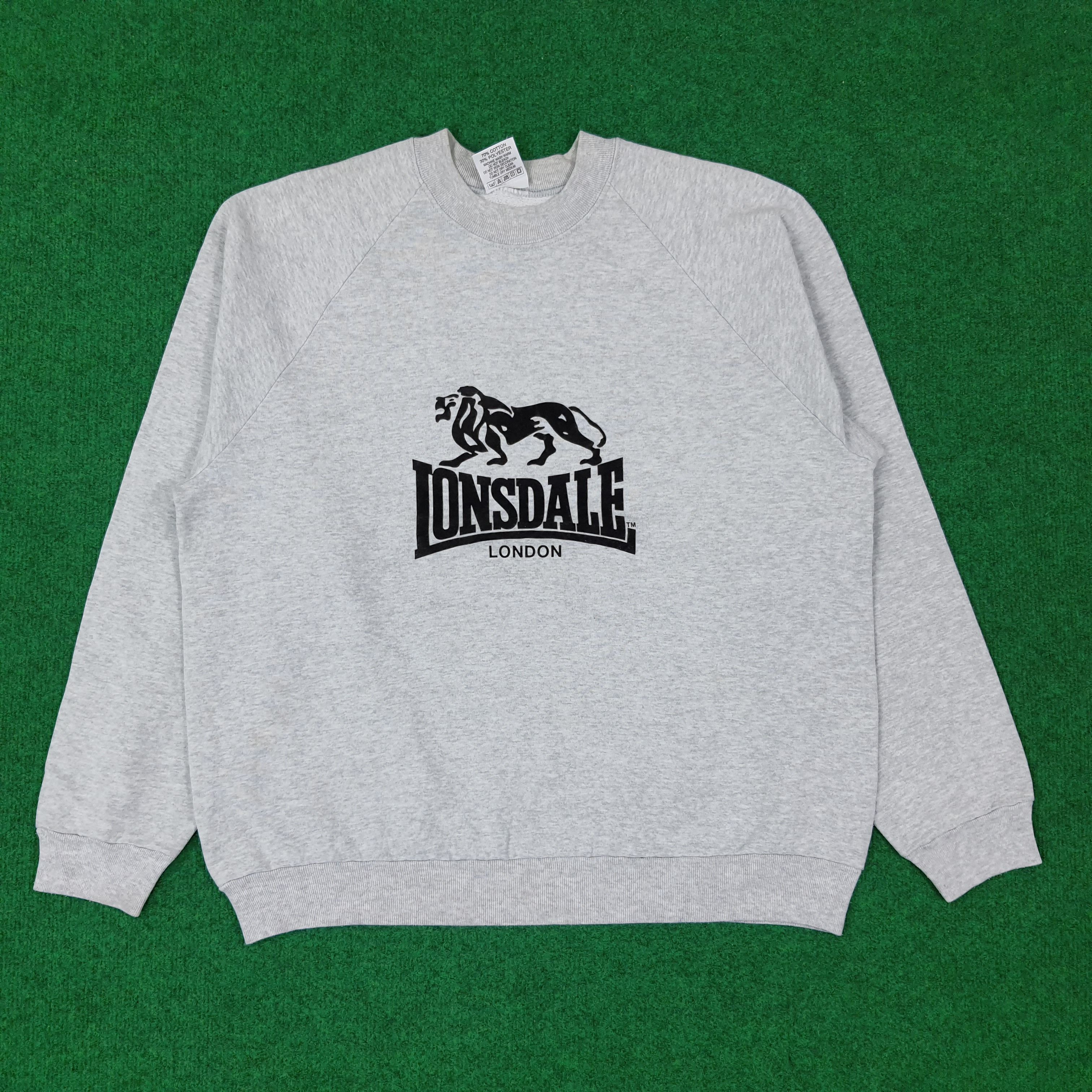 Lonsdale Vintage Lonsdale London MMA Sportswear Sweatshirt C241N3 Size US L / EU 52-54 / 3 - 1 Thumbnail