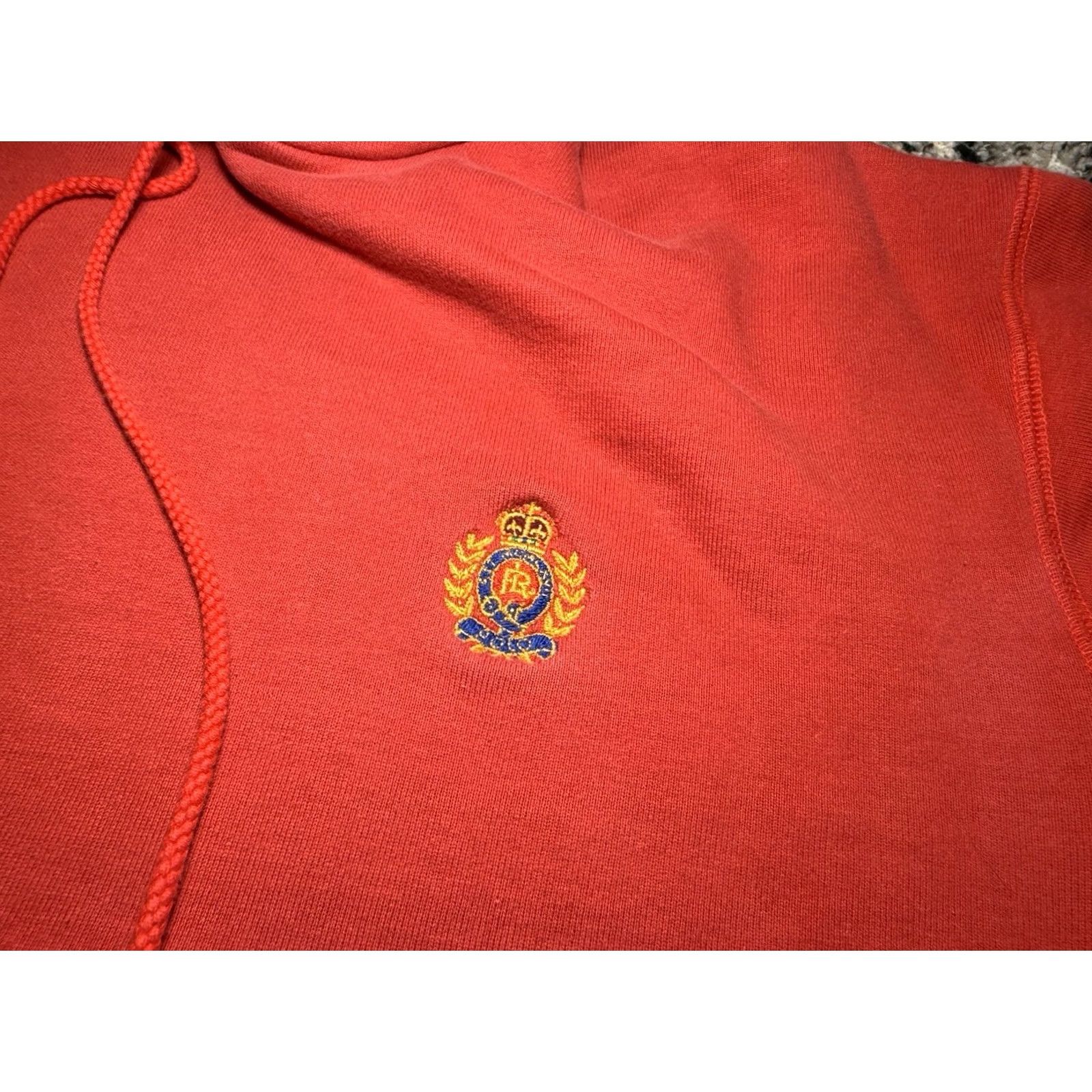 Polo Ralph Lauren VINTAGE Polo Ralph Lauren Crest Embroidered Hoodie Pullover Mens Med Size US M / EU 48-50 / 2 - 2 Thumbnail