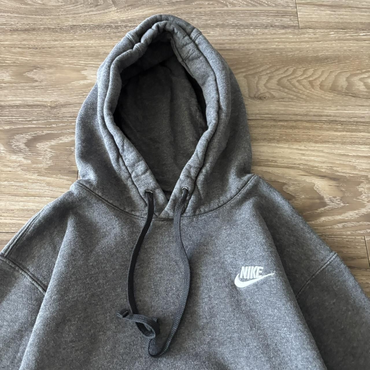 Nike Crazy Vintage Y2K/2000s Grey Nike Streetwear Essential Pullover Hoodie! Size S Size US S / EU 44-46 / 1 - 2 Thumbnail