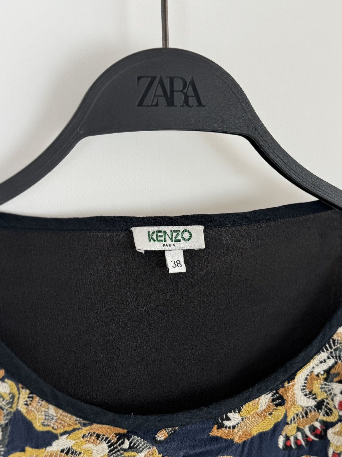 Kenzo Kenzo Paris Embroidery Tiger Multi Logo T-Shirt Size S / US 4 / IT 40 - 6 Thumbnail