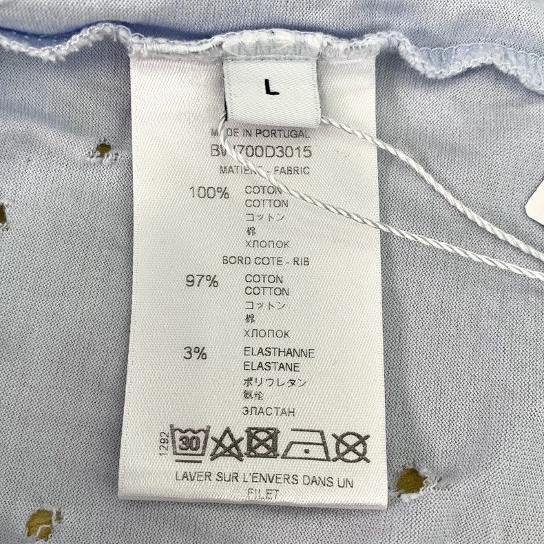 Givenchy Givenchy Light Blue Logo Letter Print T-Shirt Size US L / EU 52-54 / 3 - 7 Thumbnail