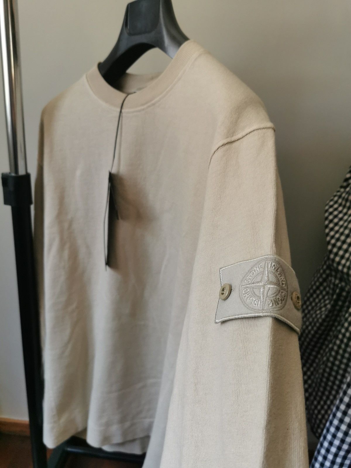 image of Stone Island Beige Sweatshirt, Men's (Size 2XL)