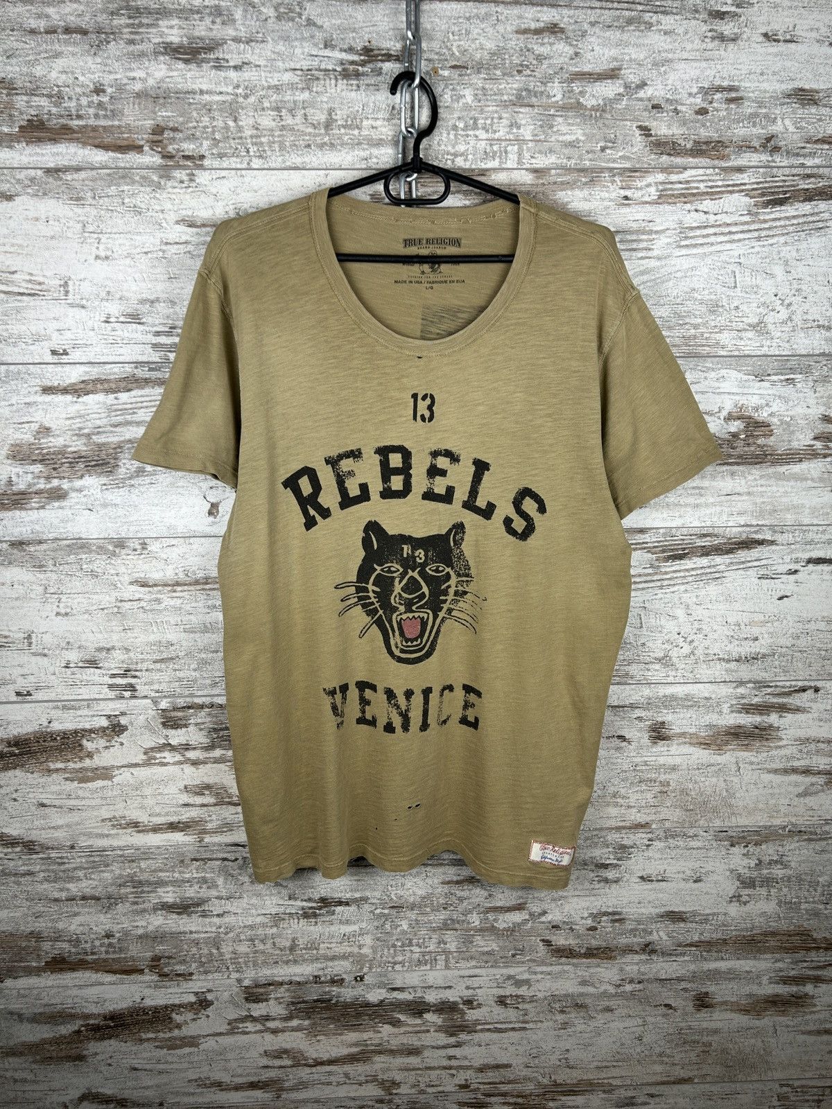 True Religion × Vintage Mens Vintage True Religion distributed T-shirt y2k rare OG Size US L / EU 52-54 / 3 - 1 Thumbnail