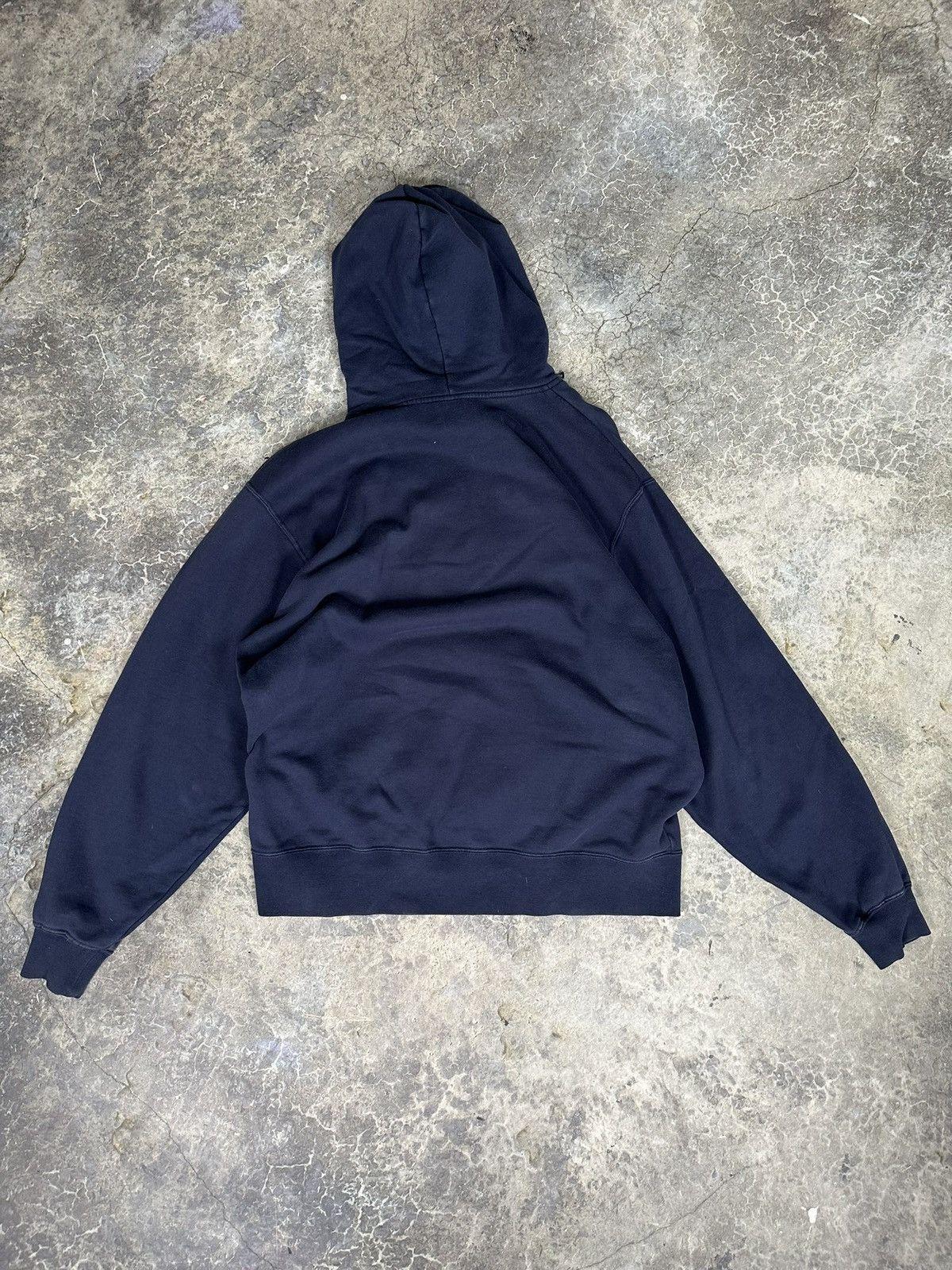 Nike × Vintage Vintage Nike West Virginia centre swoosh hoodie Size US L / EU 52-54 / 3 - 4 Thumbnail
