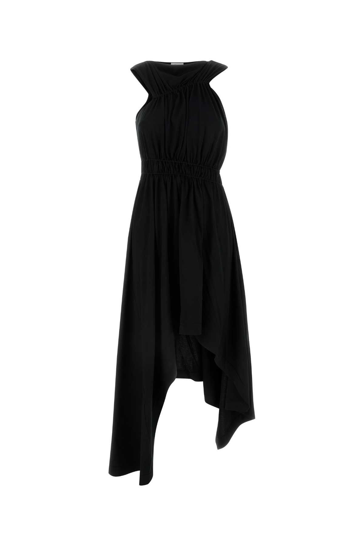 Alexander McQueen Black Jersey Dress Size S / US 4 / IT 40 - 1 Thumbnail