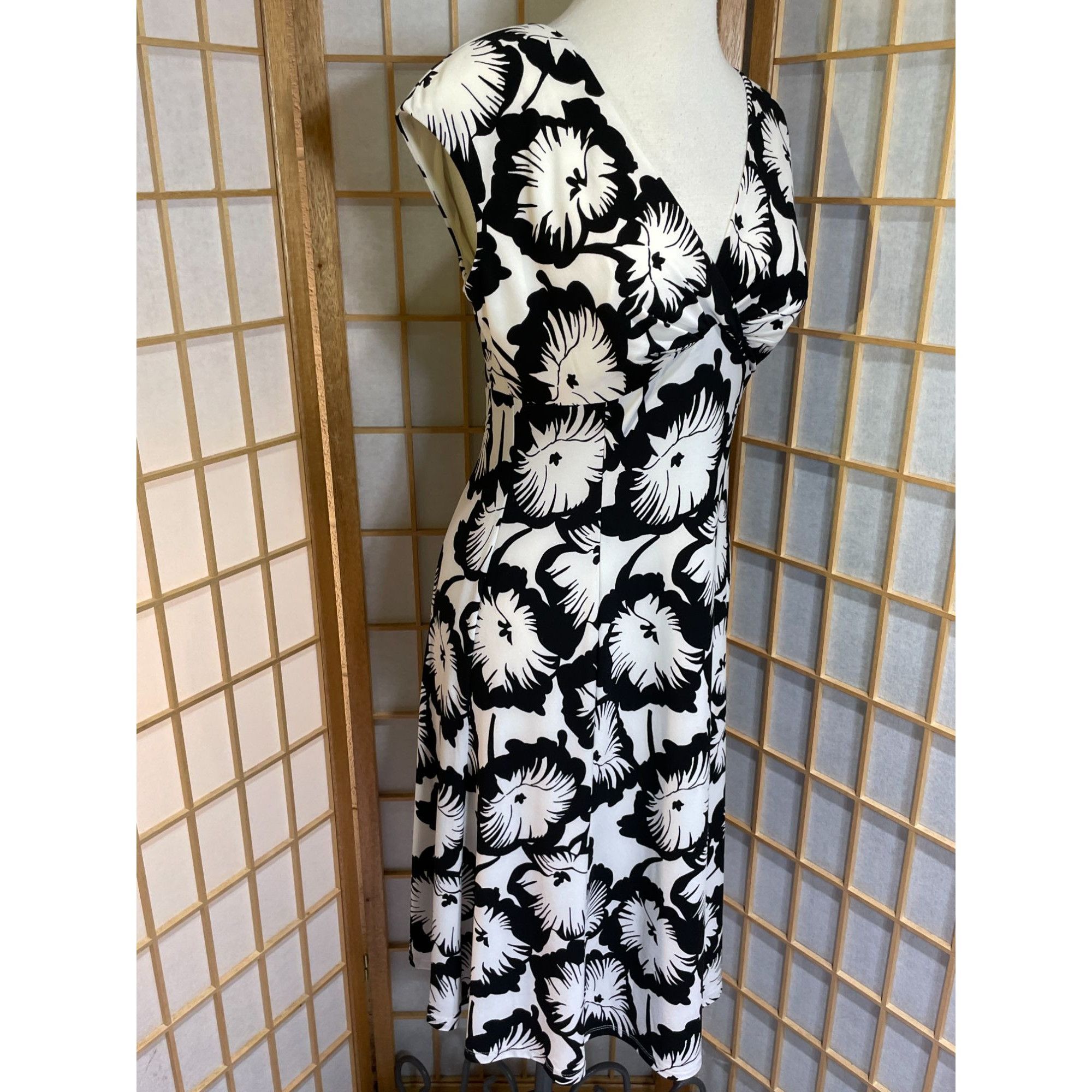 Chaps Chaps Sm Floral Fit & Flare Dress Size S / US 4 / IT 40 - 13 Thumbnail