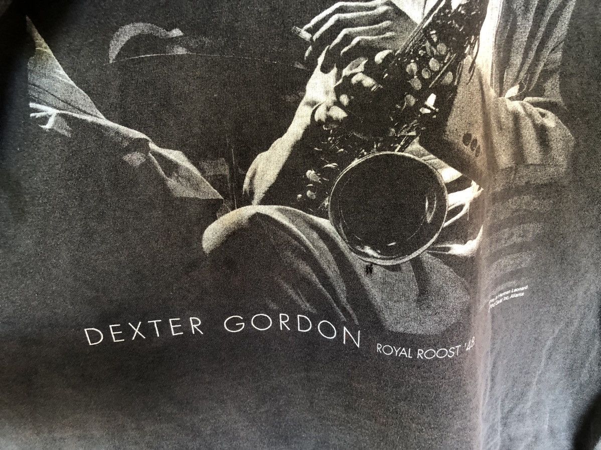 Vintage Vintage 90's Dexter Gordon American Jazz Distresed Shirt Tee Size US XL / EU 56 / 4 - 5 Thumbnail