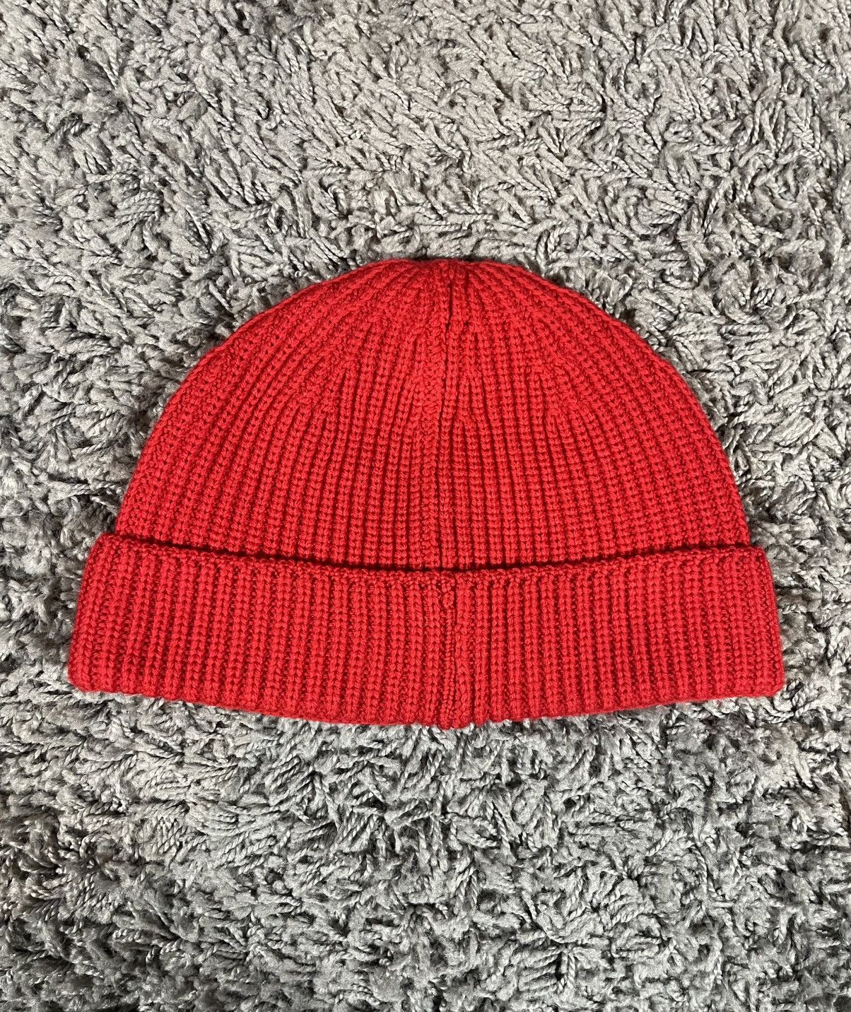 Versace Versace Distorted 90s Vintage Logo Wool Knitted Beanie Hat Size ONE SIZE - 2 Thumbnail