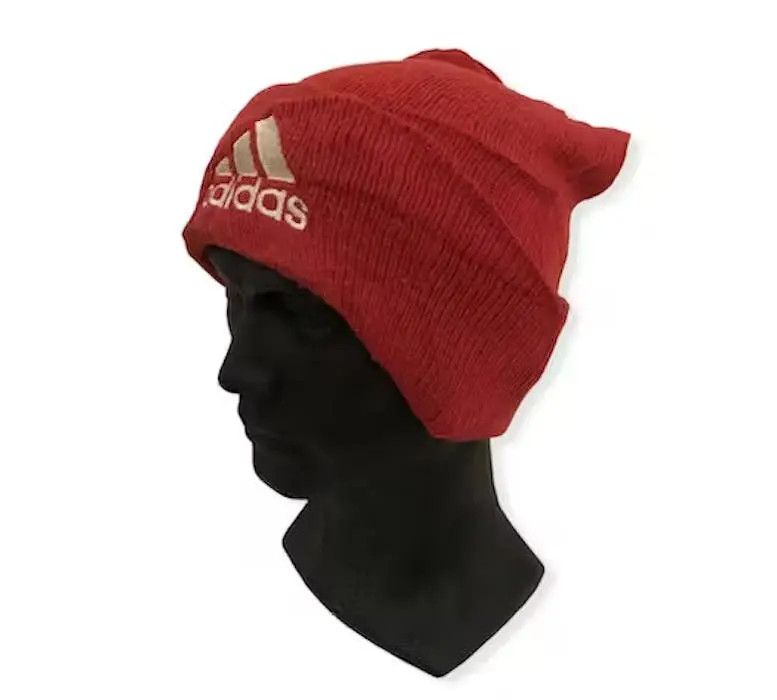 Adidas Vintage Adidas Big Logo beanie Size ONE SIZE - 2 Thumbnail