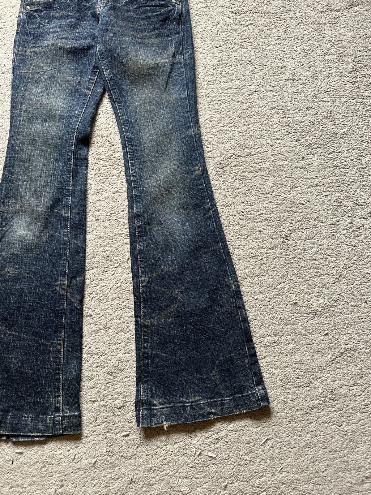 Japanese Brand 1990s Japanese Brand Luxury Style Flare Jeans Size 26" / US 2 / IT 38 - 4 Thumbnail