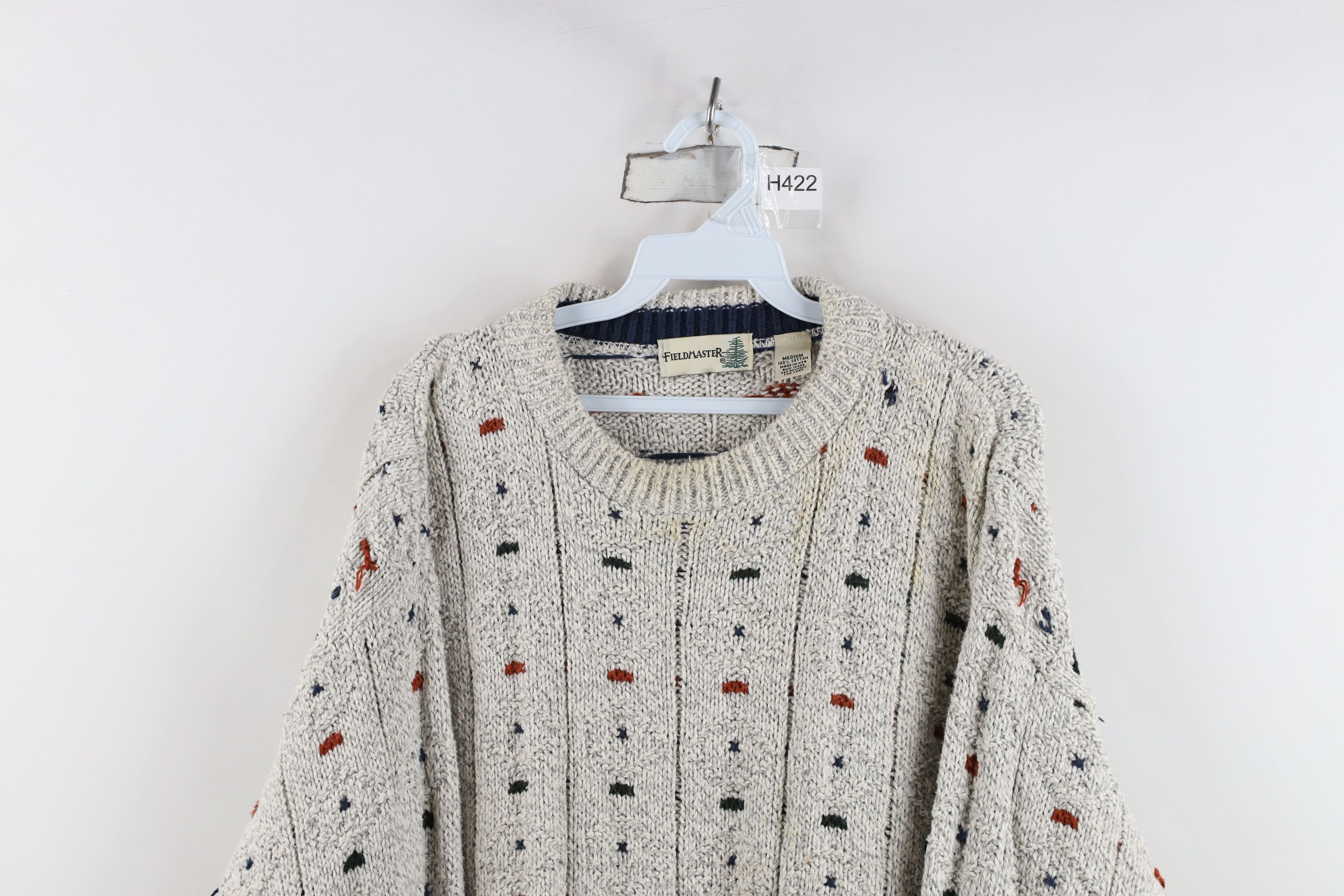 Vintage Vintage 90s Streetwear Chunky Ribbed Knit Sweater USA Size US M / EU 48-50 / 2 - 2 Thumbnail