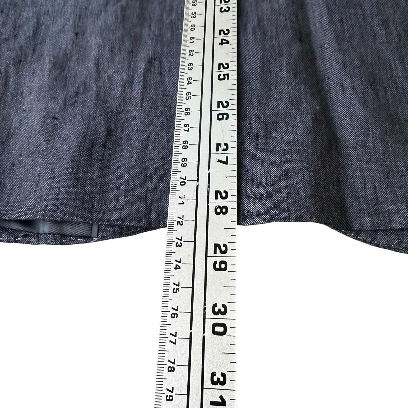 H&M H&M Blazer Jacket Men 36R Blue Linen Single Breasted Notch Size 36R - 12 Thumbnail