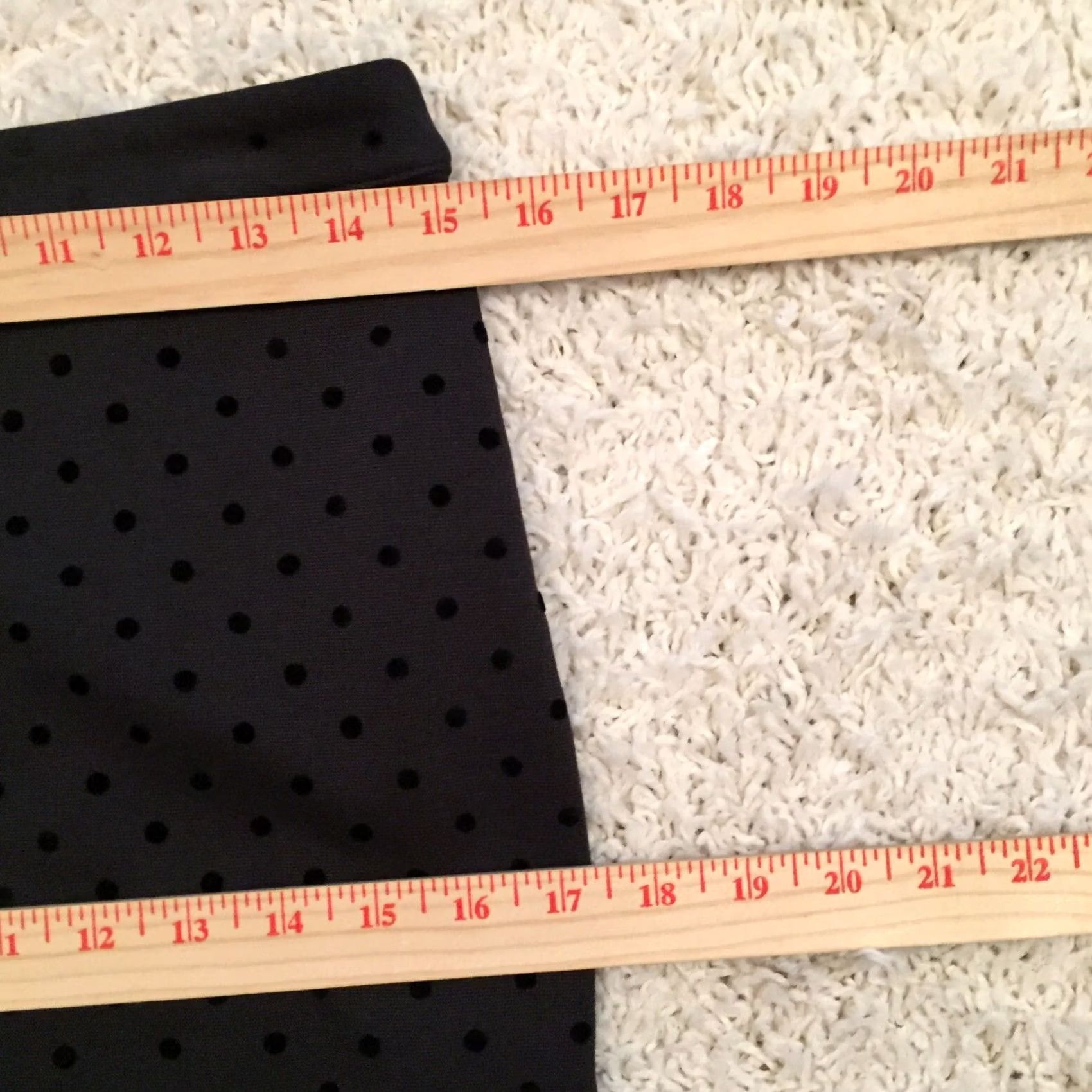 Loft LOFT Skirt Womens 2 Black Pencil Size Polka Dot Knee Length Stretchy Unlined Size 26" / US 2 / IT 38 - 4 Thumbnail