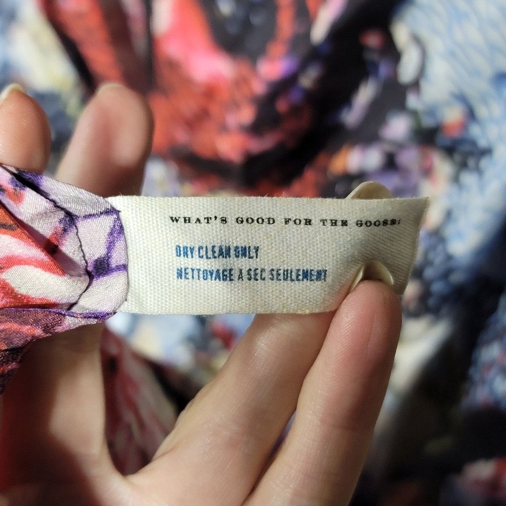Anthropologie EUC Leifsdottir for Anthropologie Rare River Fish Dress Size XS / US 0-2 / IT 36-38 - 8 Thumbnail