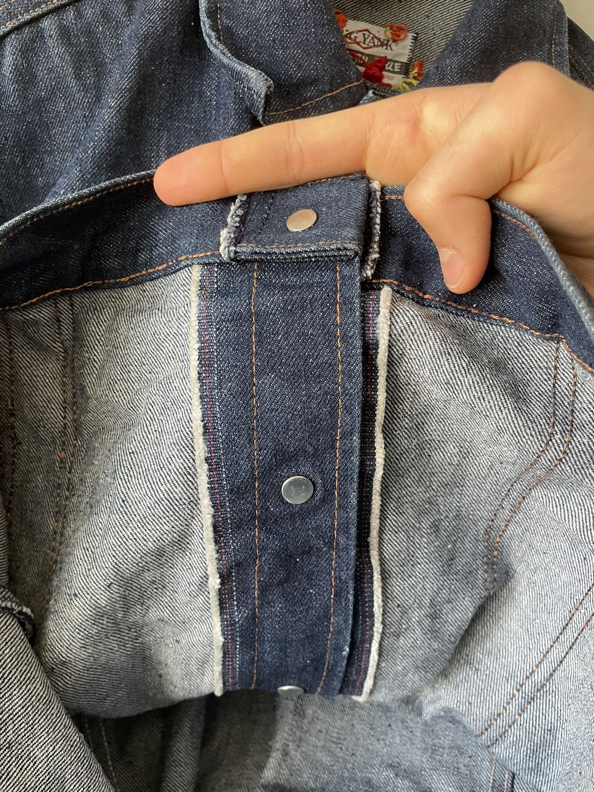 Vintage Vintage 60s Big Yank Western Style Sanforized Denim Jacket Size US L / EU 52-54 / 3 - 6 Thumbnail