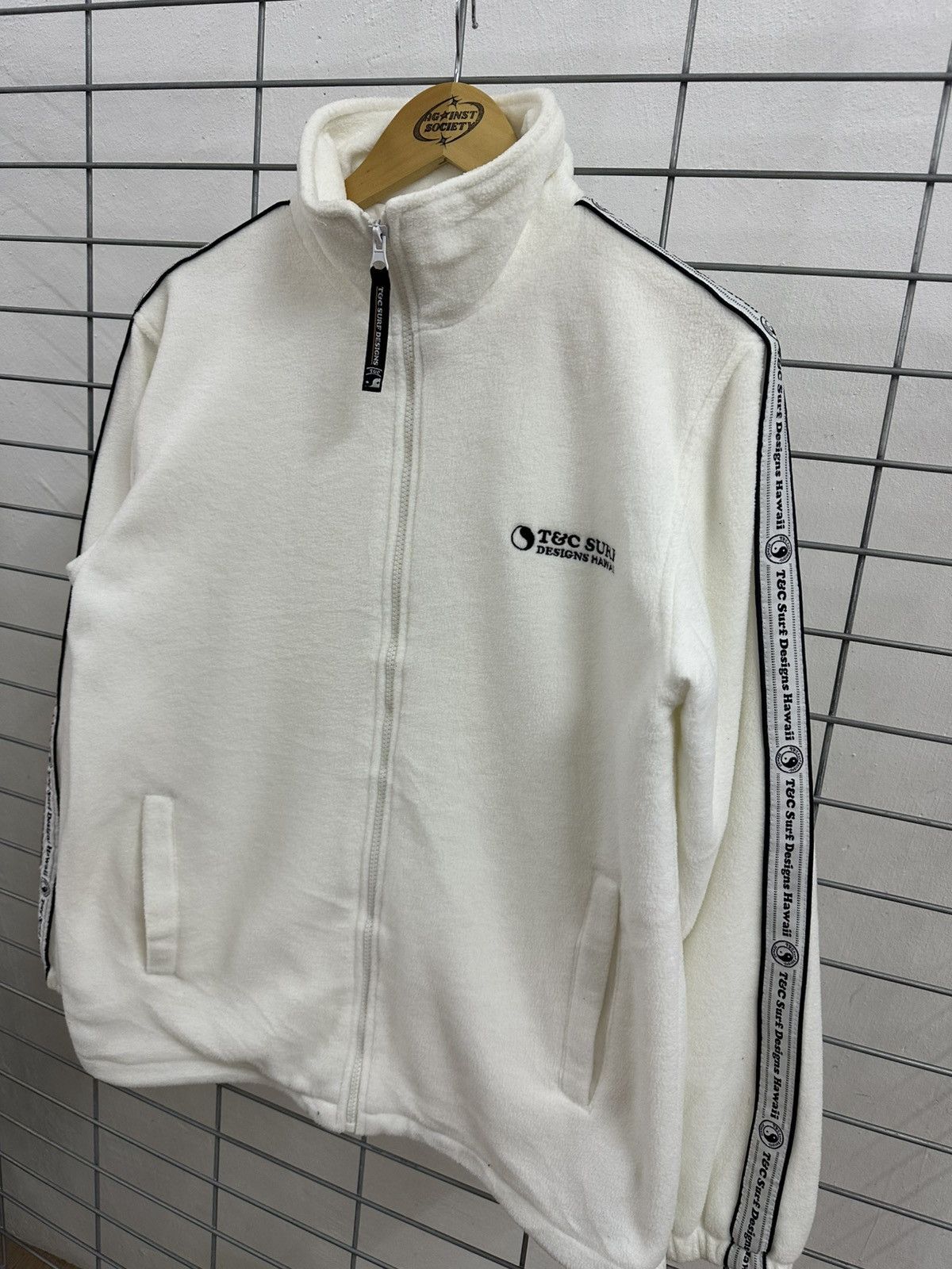 Other Rare Beauty T&C Surf Design Hawaii Side Tape Fleece Jacket Size US M / EU 48-50 / 2 - 3 Thumbnail