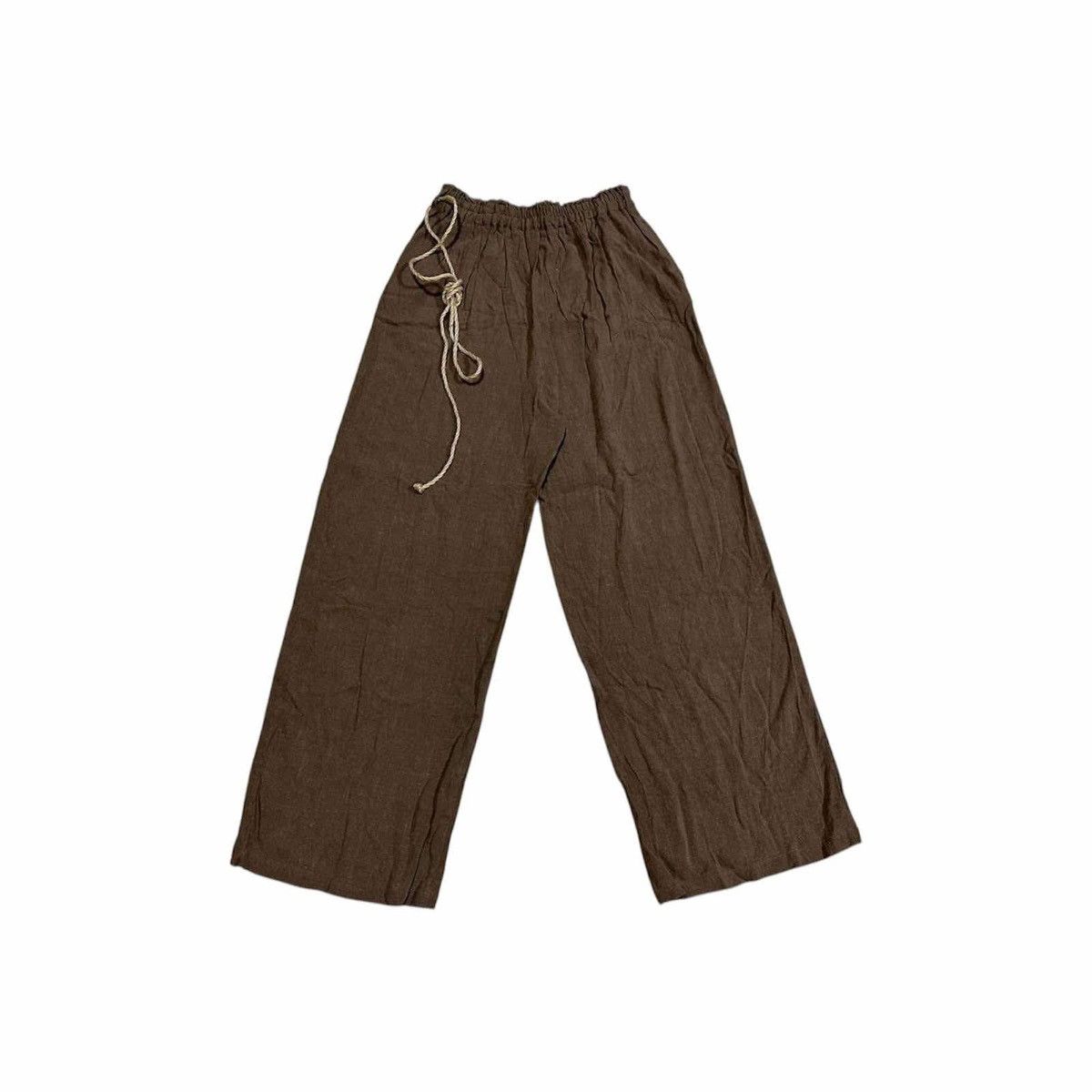 Designer × Japanese Brand × Vintage 🔥Sick Vintage Japanese Style Wide Rayon Pants Size US 30 / EU 46 - 7 Thumbnail