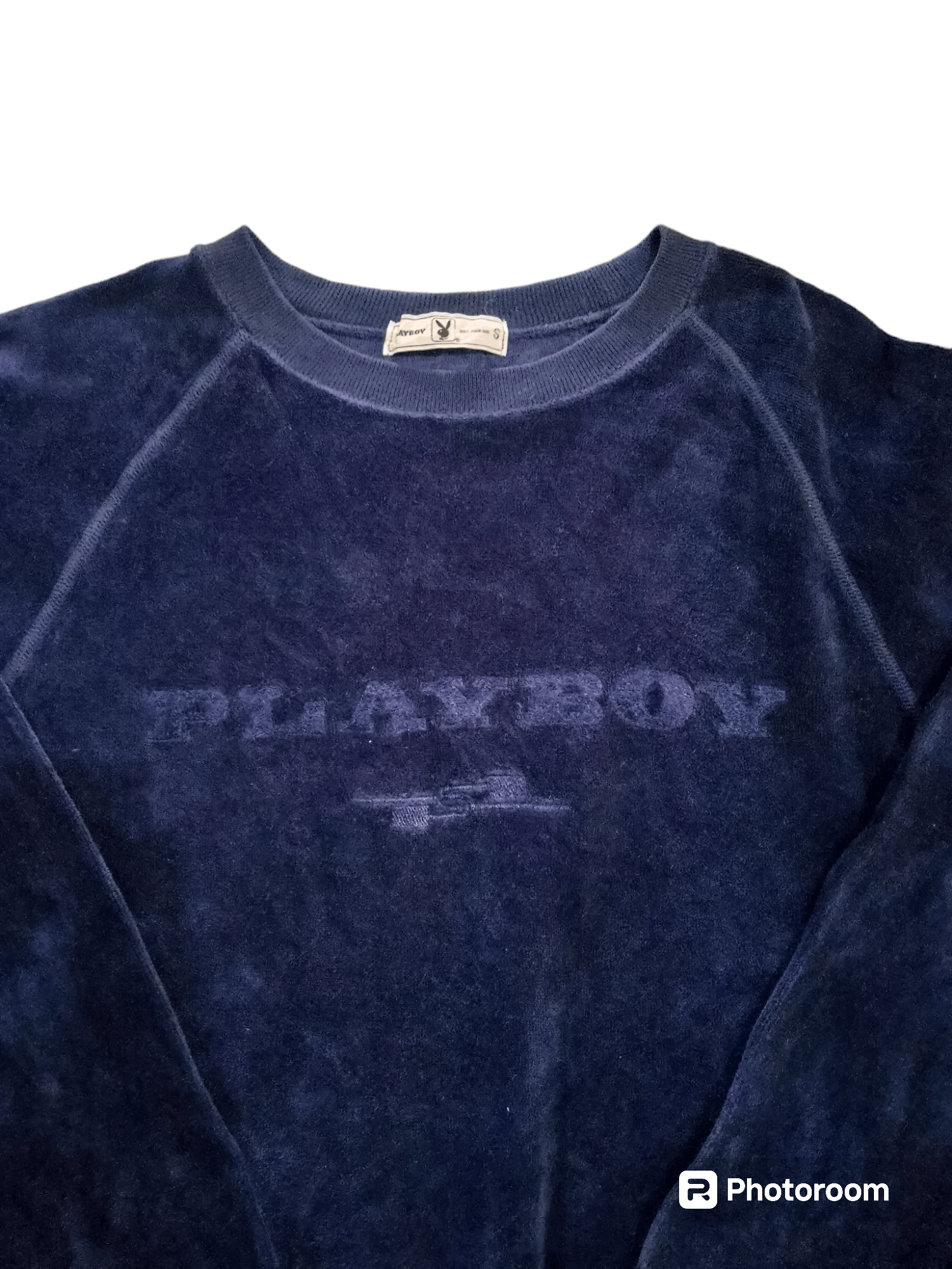 Playboy × Vintage Vintage playboy velvet sweatshirt Size US S / EU 44-46 / 1 - 4 Thumbnail