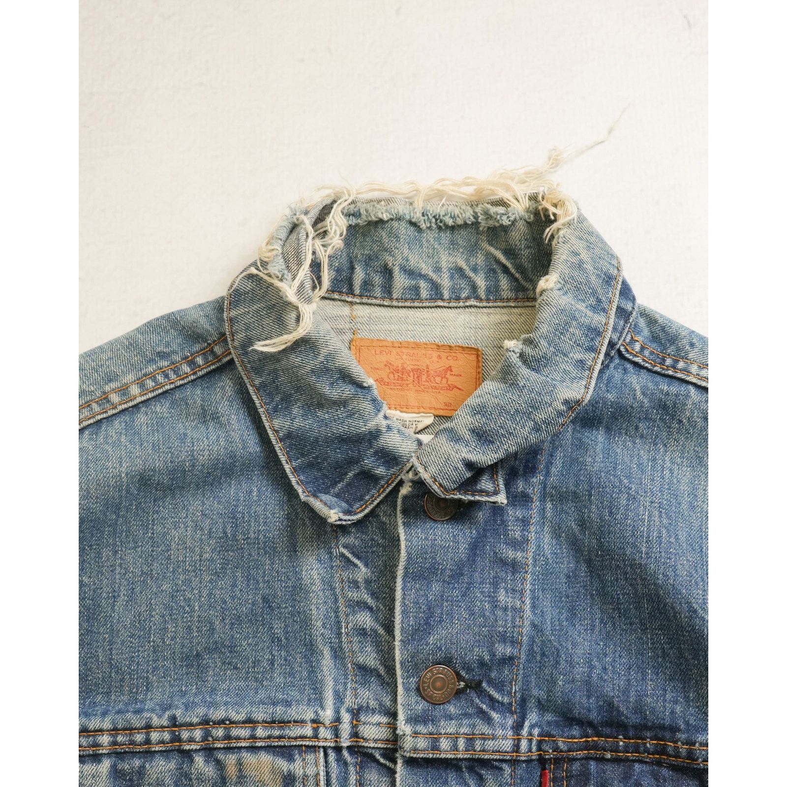 Levi's Vintage 90s Levis Blue Regular Denim Jacket - Women's Medium Size M / US 6-8 / IT 42-44 - 3 Thumbnail