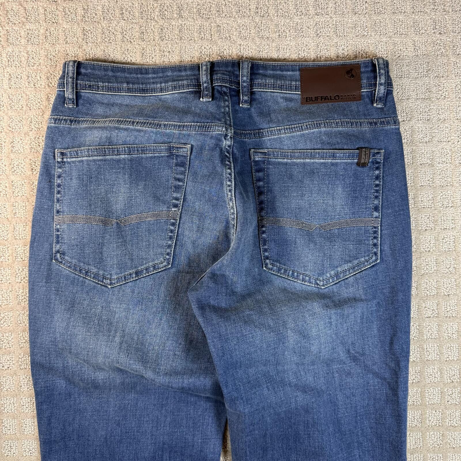 Buffalo David Bitton Buffalo David Bitton Jack Slim Straight Jeans 32x32 Size US 32 / EU 48 - 7 Thumbnail