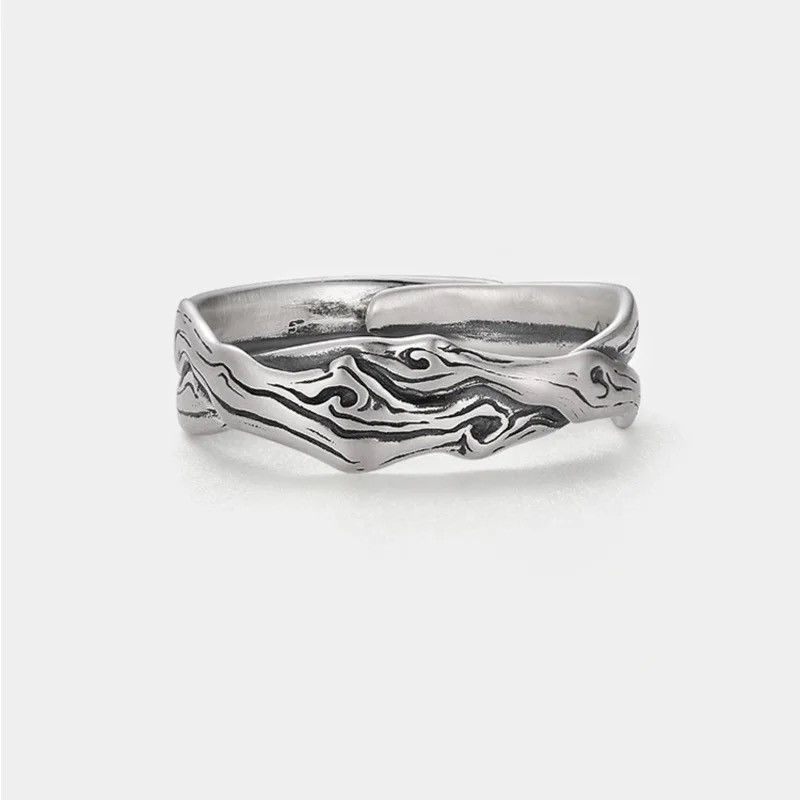 Jewelry × Vintage Vintage Pine Cypress Tree Pattern Ring Size ONE SIZE - 6 Thumbnail