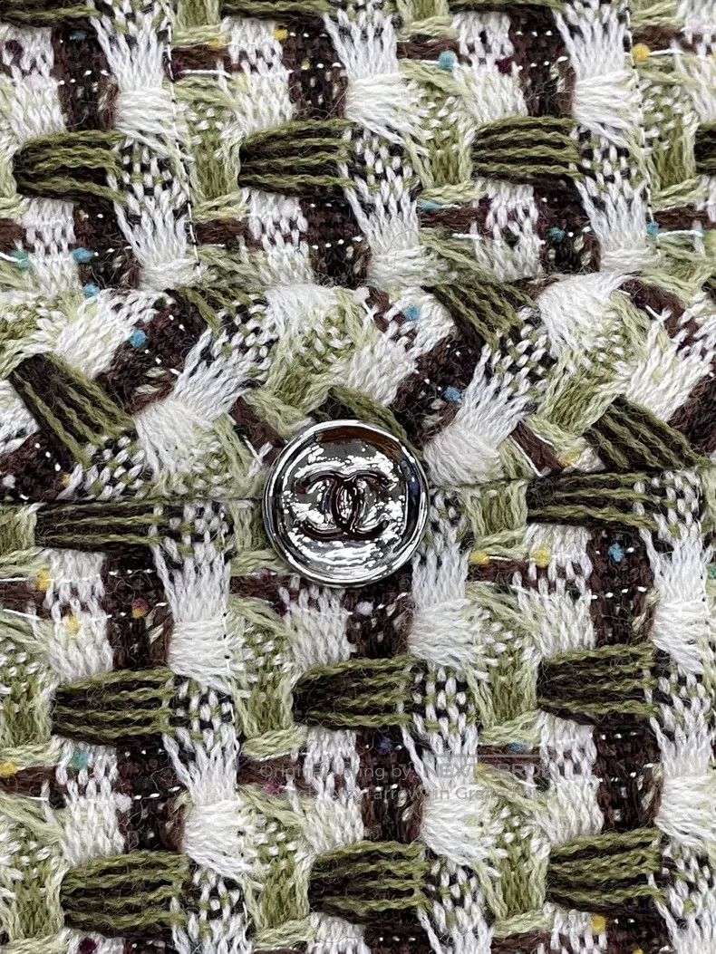Chanel Chanel Dakar series twill soft tweed colour-blocked jacket Size S / US 4 / IT 40 - 4 Thumbnail