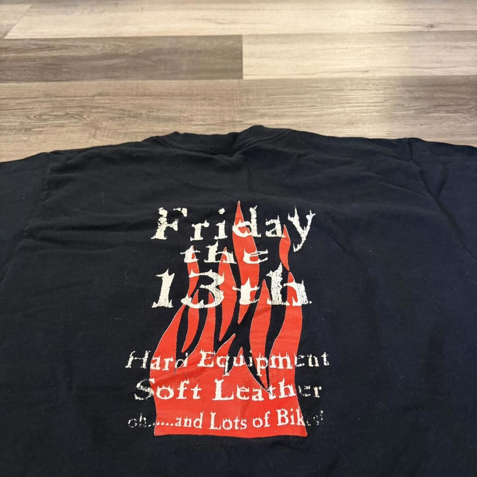 Fruit Of The Loom Vintage ride free friday the 13th port Dover t shirt 00s L Size US L / EU 52-54 / 3 - 6 Thumbnail