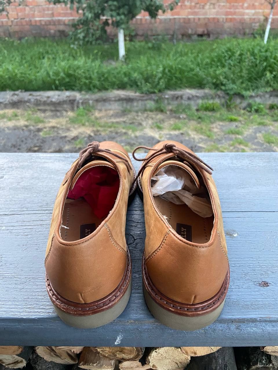 Bally Vintage Bally Guidi style Faded Leather Shoes Size US 9.5 / EU 42-43 - 5 Thumbnail