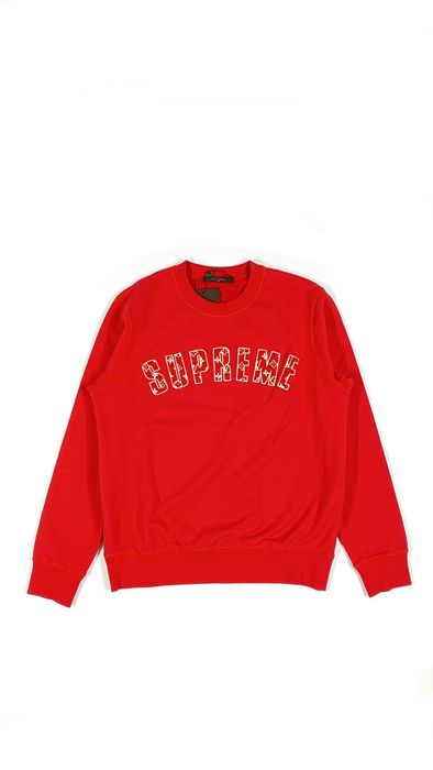 Louis vuitton supreme store crewneck