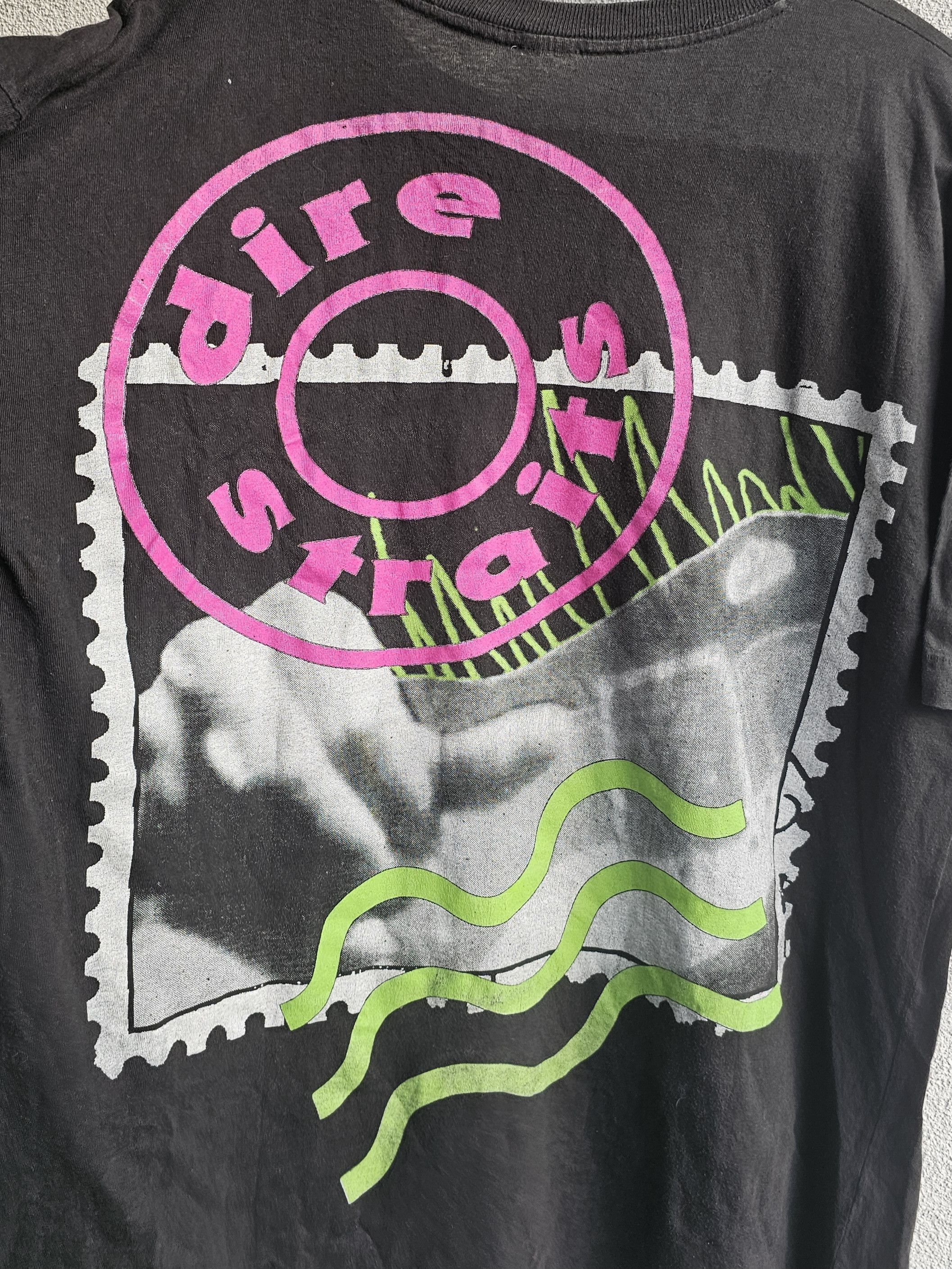 Band Tees Dire Straits 90's Singlestitch Tee Size US L / EU 52-54 / 3 - 4 Thumbnail