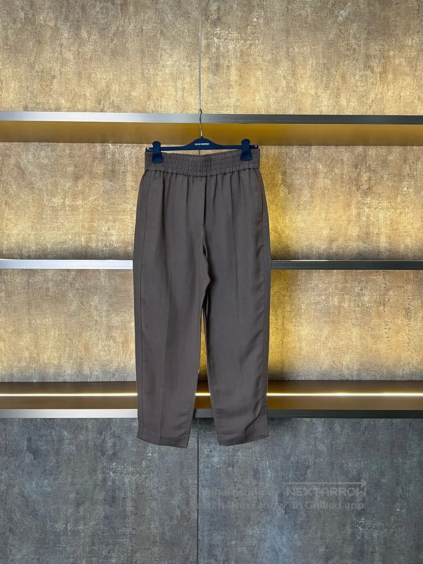 Brunello Cucinelli Brunello Cucinelli Brown Linen Blend Casual Pants. Size US 26 / EU 42 - 1 Thumbnail